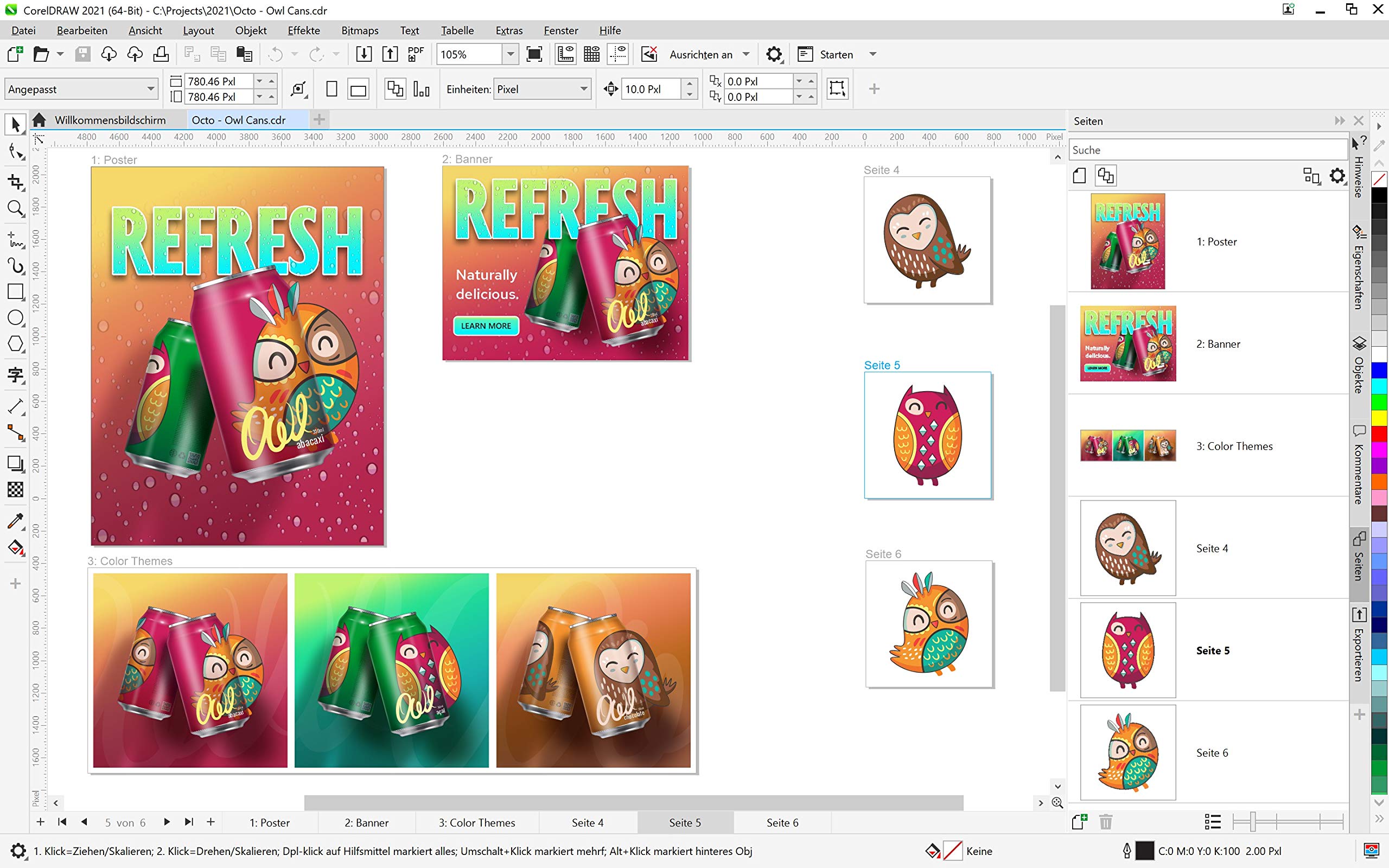 Corel DRAW Graphics Suite 2021 Grafikdesign-Software Vektor-Illustration Layout Bildbearbeitung Dauerlizenz Windows
