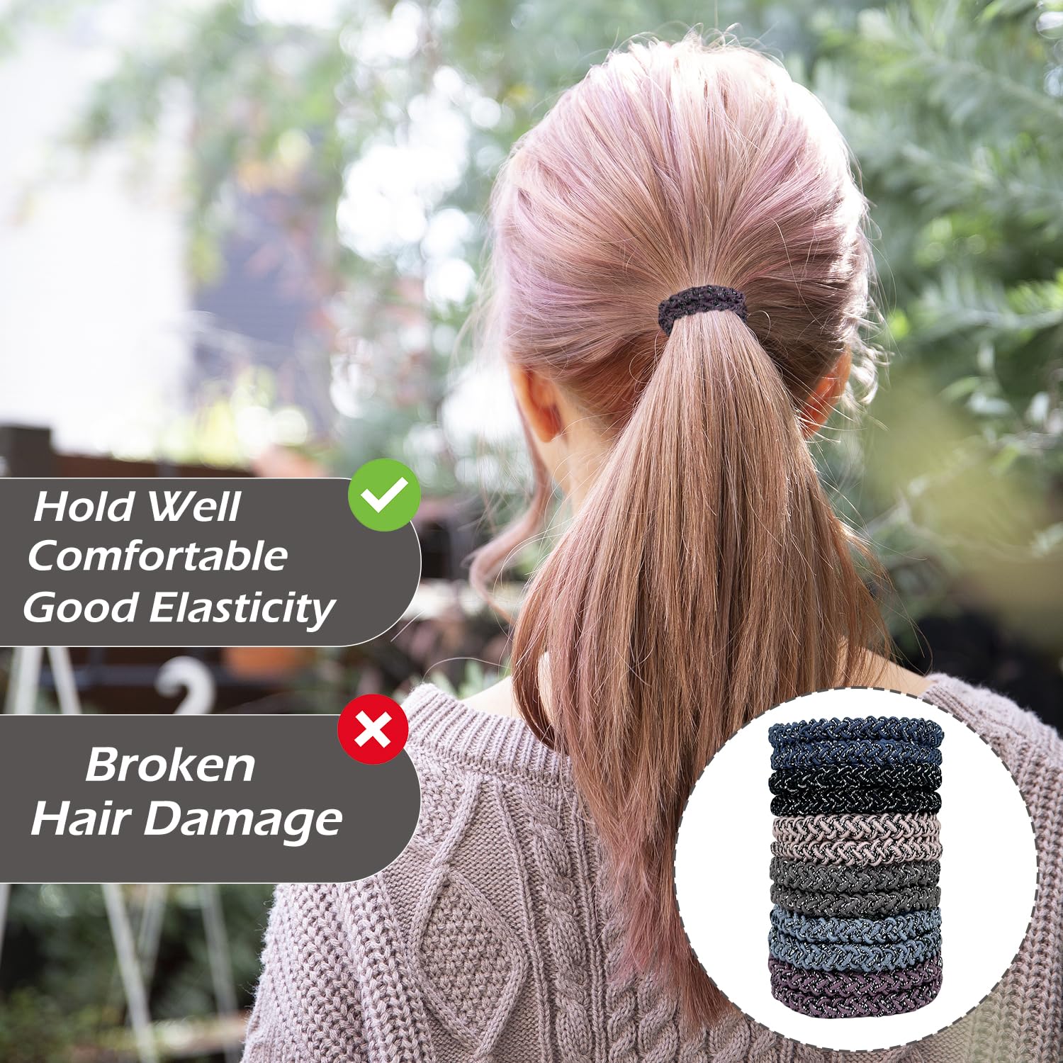 12Pcs Hair Ties - Image 3