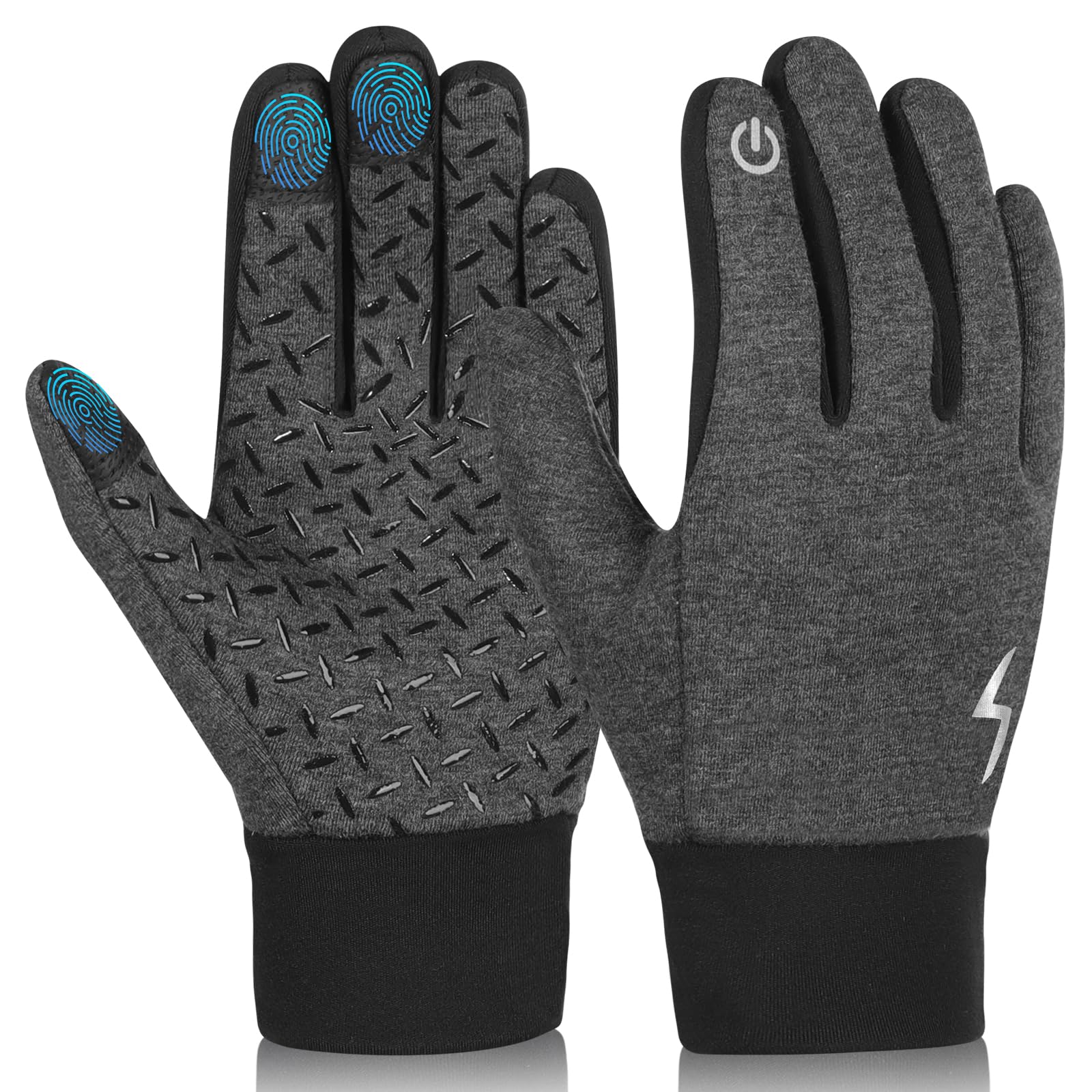 Guantes Termicos Invierno Niños Guantes Bicicleta Niño Niñas Antideslizantes, Guantes Ciclismo Niño Invierno Guantes Pantalla Tactil para Ciclismo Bicic Correr Moto Fútbol, para Niños 4-12 Años