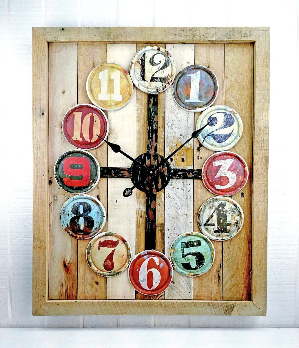 Wall Clock (CL31-NAT-TIN)