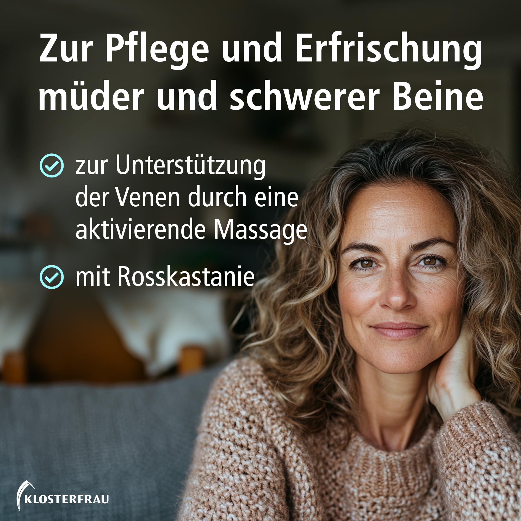 Klosterfrau Venengold Bein-Gel | 5x 150ml | zur Pflege und Erfrischung müder & schwerer Beine | schnell einziehend | mit Rosskastanie