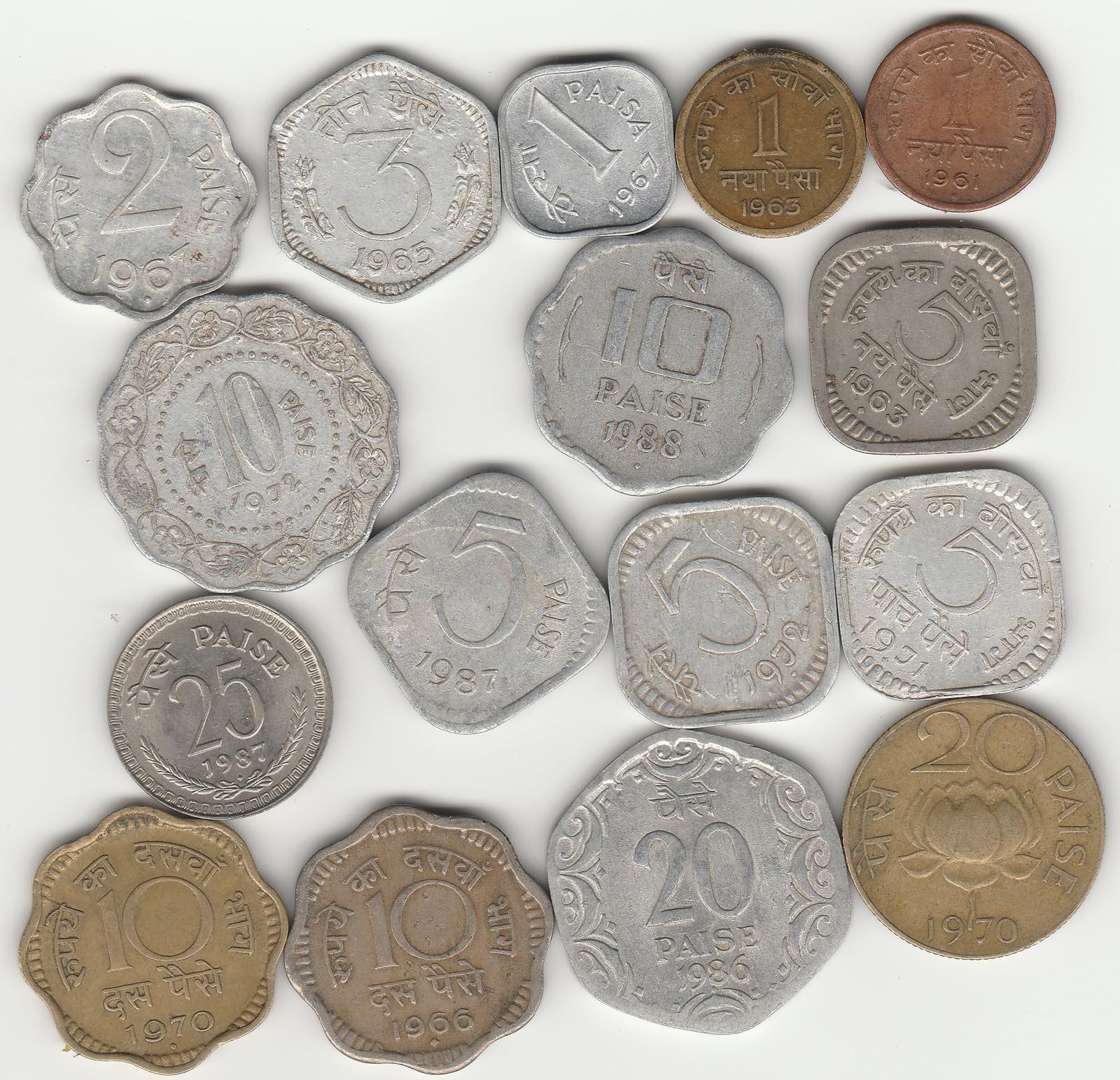 Vintage Indian Coin Collection Set - Standard Coin Set with 16 Coins from 1953 to 1983, Ideal for School Projects, History Lovers, and Beginners-image-11
