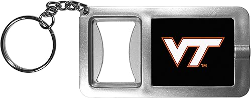 NCAA Siskiyou Sports Fan Shop Virginia Tech Hokies Llavero con abrebotellas, talla única, color negro