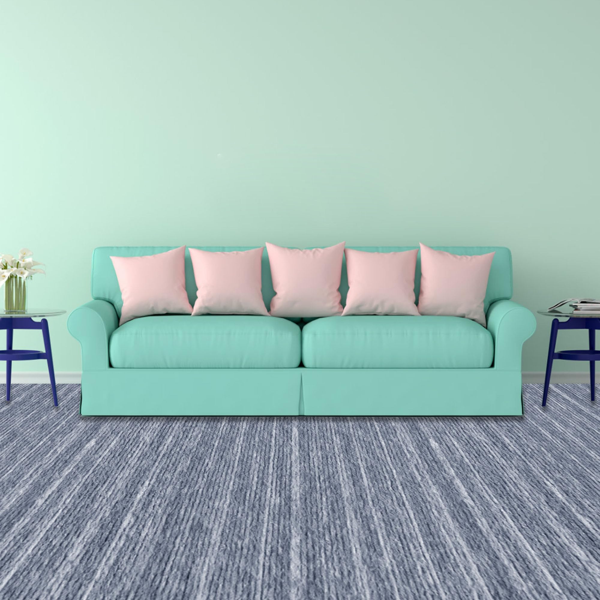 Feutre Aiguilleté Isolation Froid Insonorisant Tapis Chambre Moderne 300x590