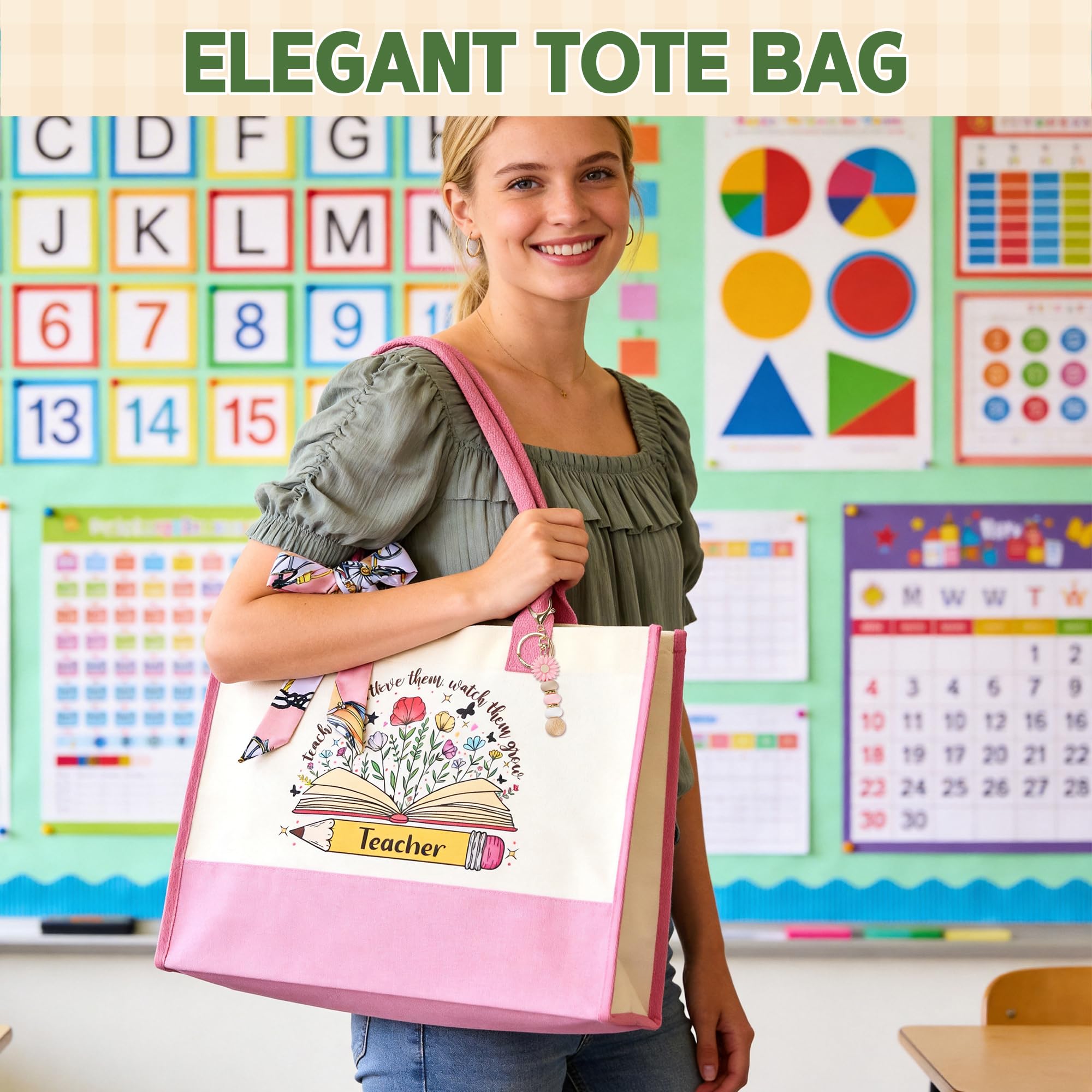 Teacher Appreciation Gifts for Women, Best Teacher Appreciation Funny End of Year Teachers Gift Set from Students, Thank You/Christmas/Birthday Baskets Gifts for Teachers
