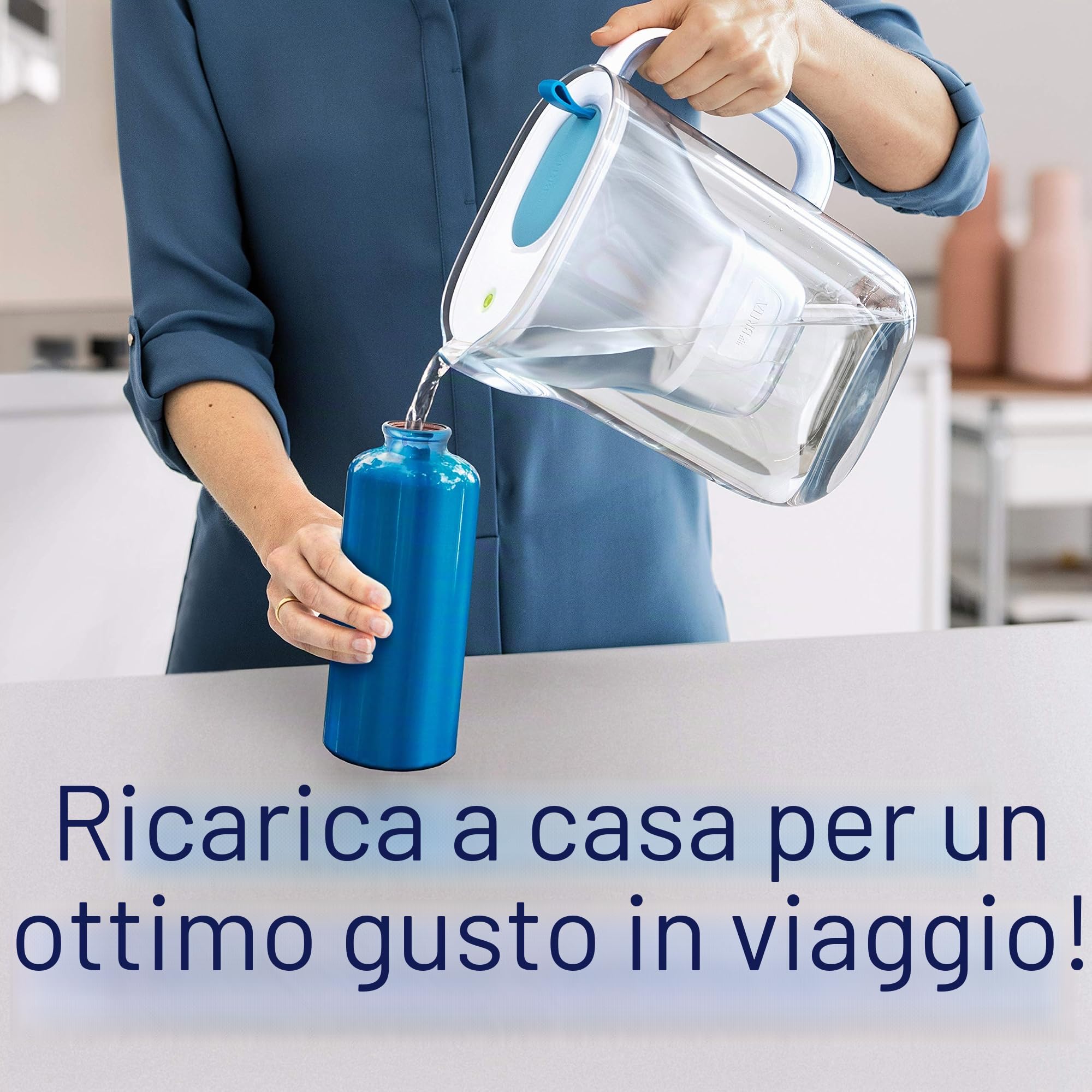 BRITA MAXTRA+ - Cartucce di ricambio per filtro dell'acqua, compatibili con tutte le caraffe BRITA – riducono cloro, calcare e impurità per un gusto eccezionale – Confezione da 15