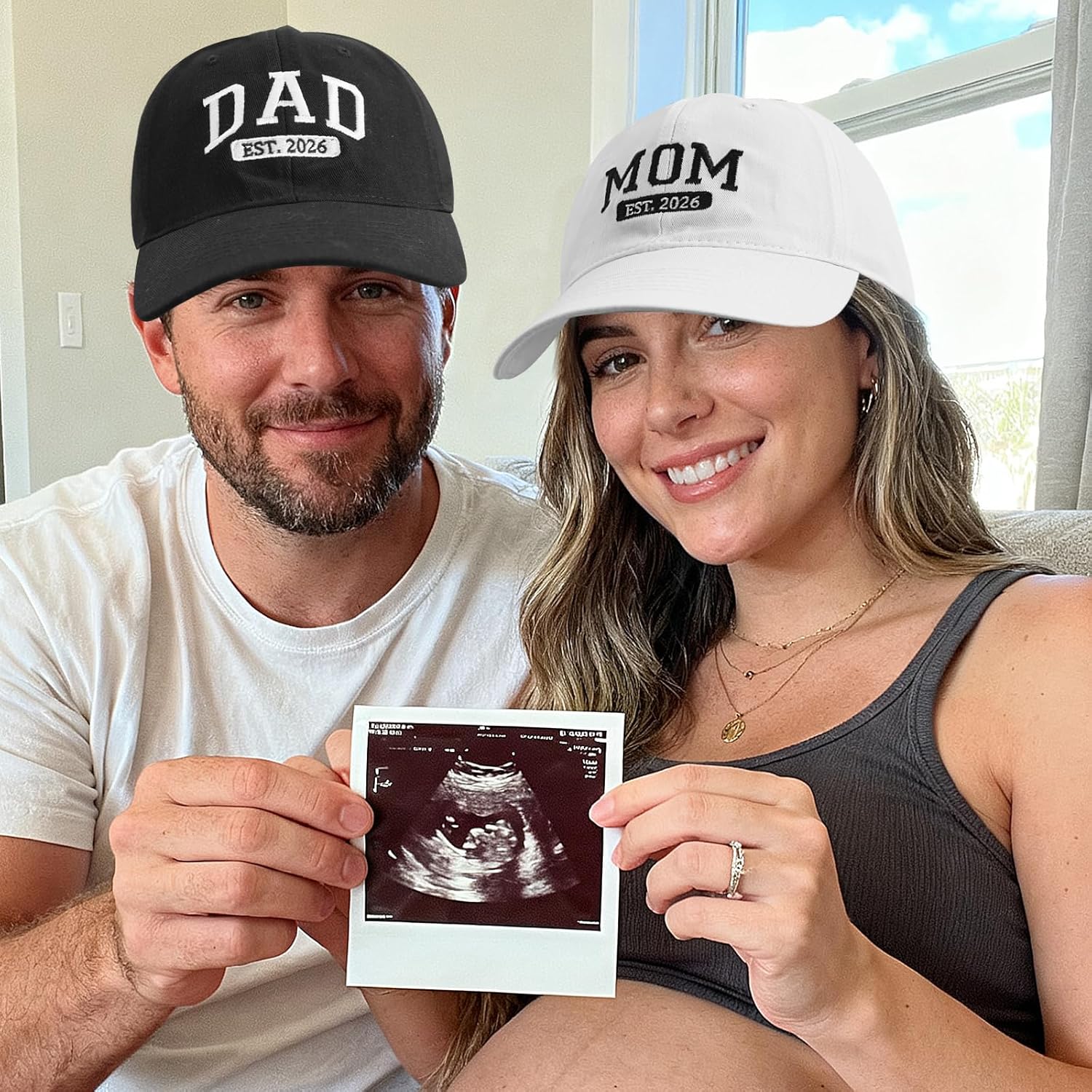 Family Baseball Hat, Pregnancy Announcement Mother Father Day Birthday Gifts for Dad Mom Aunt Uncle - Image 7