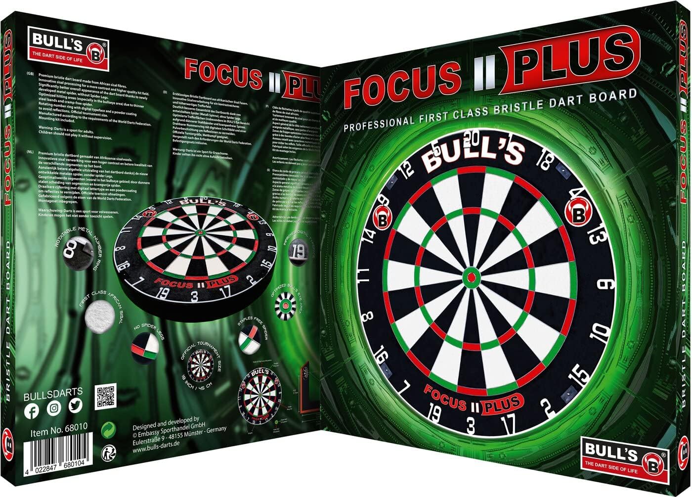 Bull's Bull´S Focus II Plus Dart Board