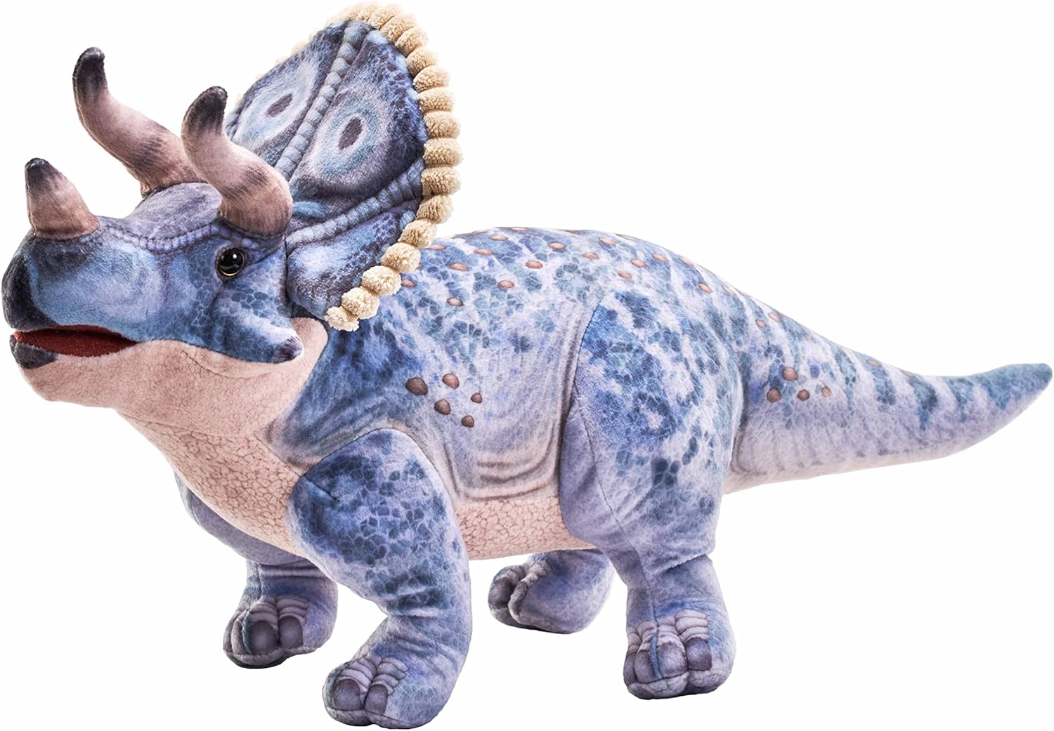 Wild Republic Artist Collection, Dinosaur Triceratops, Gift for Kids, 15 inches, Plush Toy, Fill is Spun Recycled Water Bottles