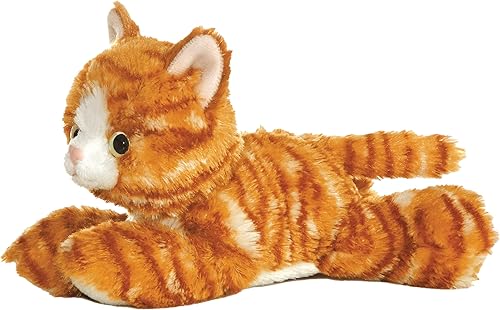 Aurora Molly Orange Tabby gato 8 pulgadas Mini Flopsie