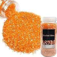 Vista 15 de HappyFiller 1.3 libras de vidrio triturado roto de 0.118-0.276 in, cubierta de suelo de grava para suculentas, mini piezas de piedra, relleno