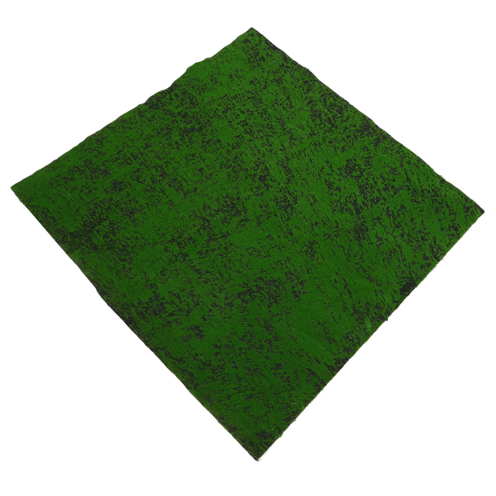 Alfombra de césped sintético verde para maquetas, instalación fácil con espuma