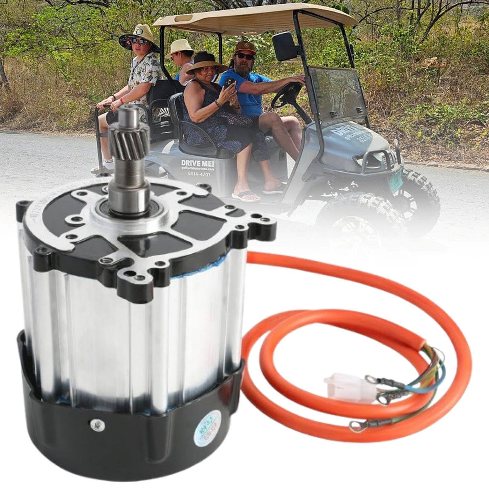 MhWrughts Differential Motor Brushless Permanent Magnet Construction 48V-72V 1000W-2000W High Efficiency for Electric Cargo Tricycle ATV 72v-1000w