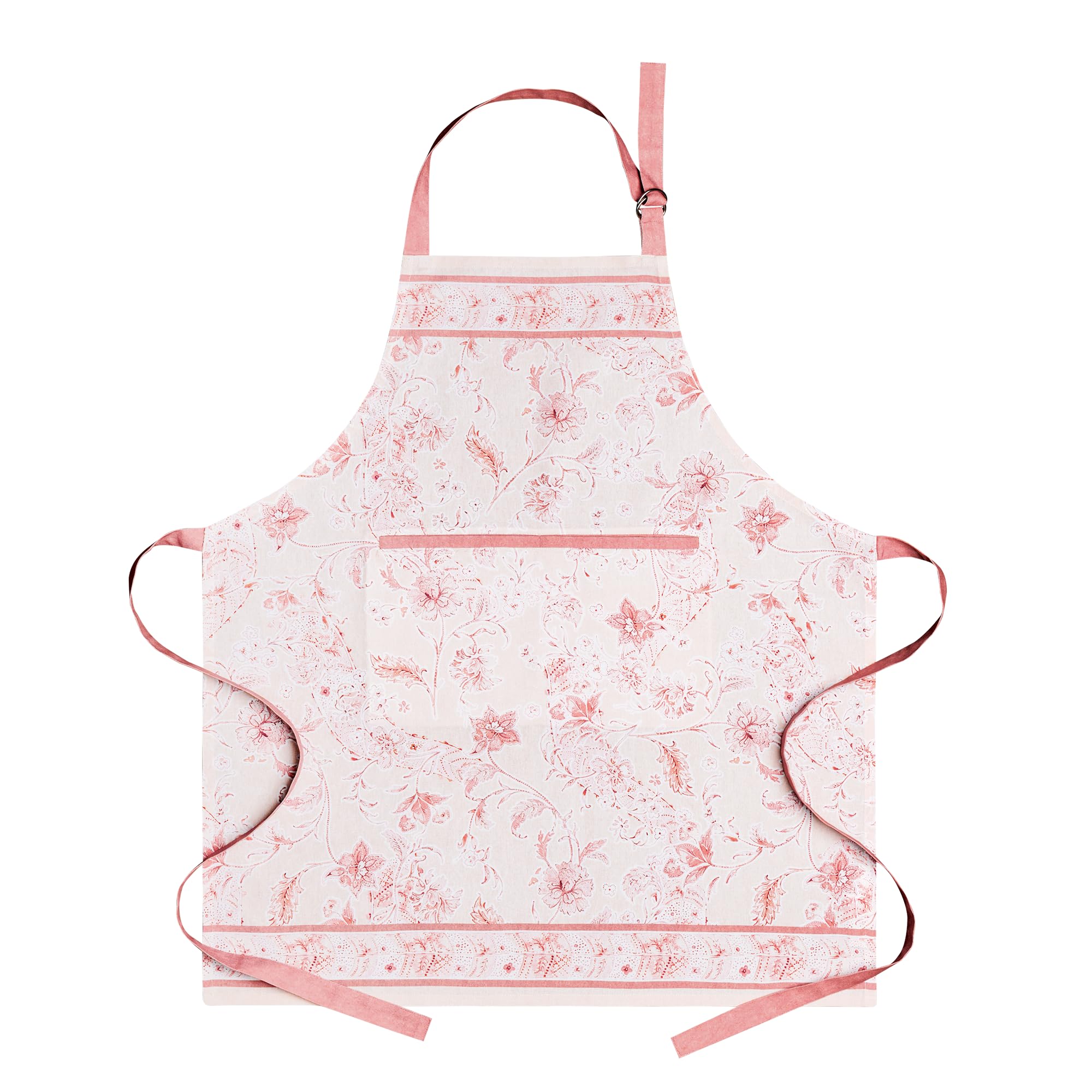Maison d' Hermine Grembiuli da donna con tasca 100% cotone (69,85 x 80 cm) | Grembiule da uomo regolabile con laccetti lunghi per cuoco, matrimonio, cucina, giardinaggio, cameriera