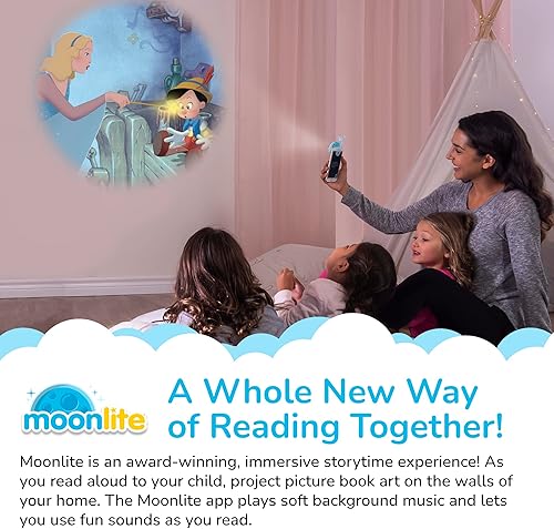 Miniatura 4 de Moonlite Carretes de Storybook para proyector de linterna, niños pequeños  Disney 101 dálmatas  Paquete de un solo carrete para 12 meses en adelante