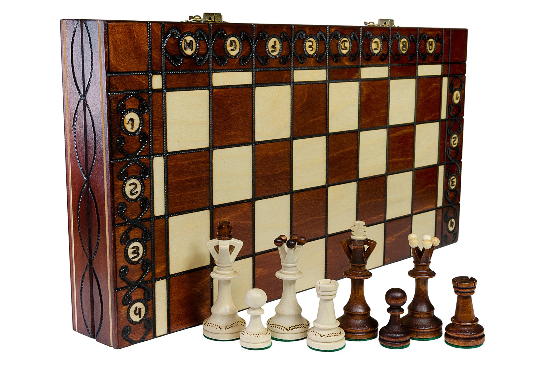 SENATOR - Large 40cm / 16in Handcrafted Classic Wooden Chess Set