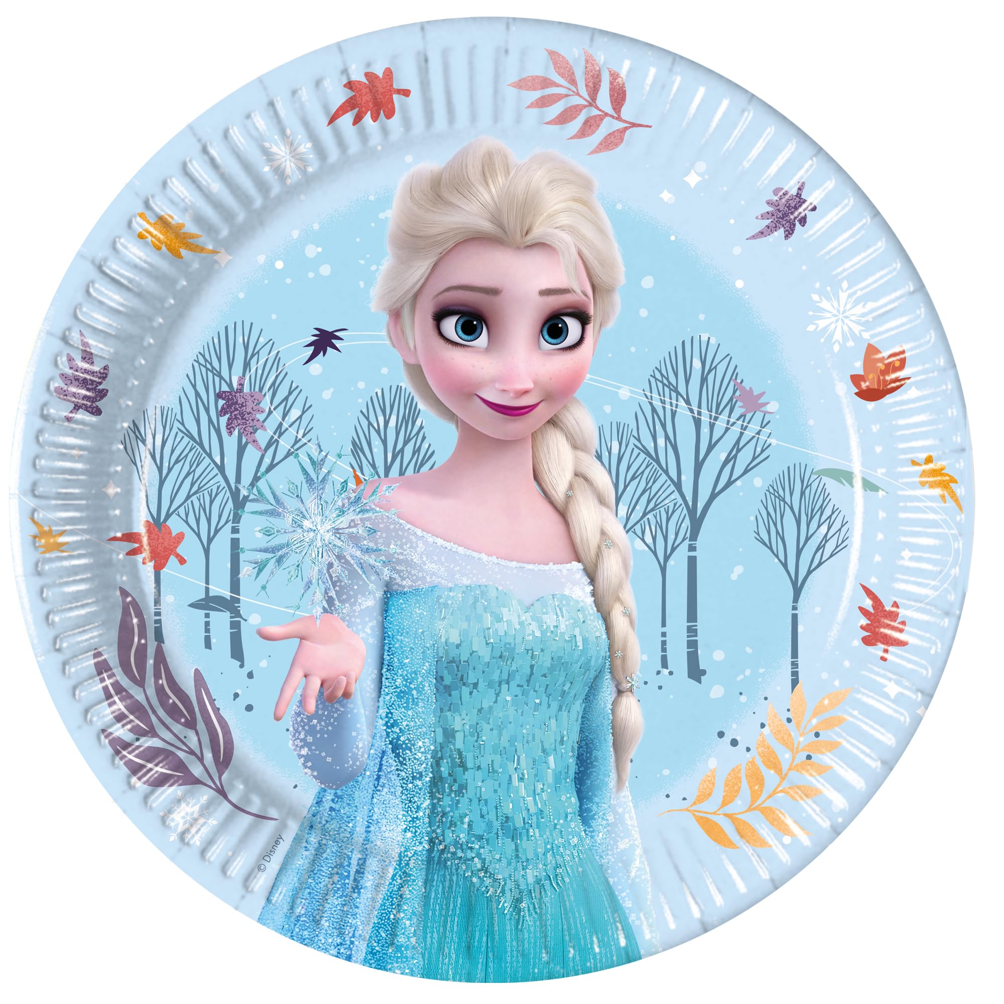 Frozen Idyllic Wonder FSC Paper Plates Next Generation Medium 20cm 8Ct
