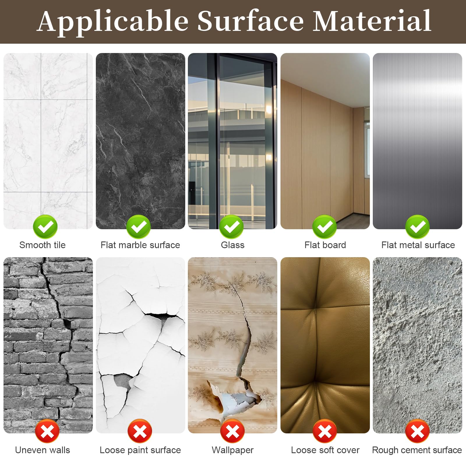 QEEYON Miroir Mural En Verre Sans Cadre à Coller 40 X 30 Cm Arch Miroir Autocollant Pour Décoration Murale, Placard, Salle De Bain, Salon, Chambre