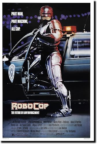 Robocop - Póster de película Arte de pared 24 x 36 pulgadas 240 x 358in sin marco impresión de papel fotográfico listo para exhibir