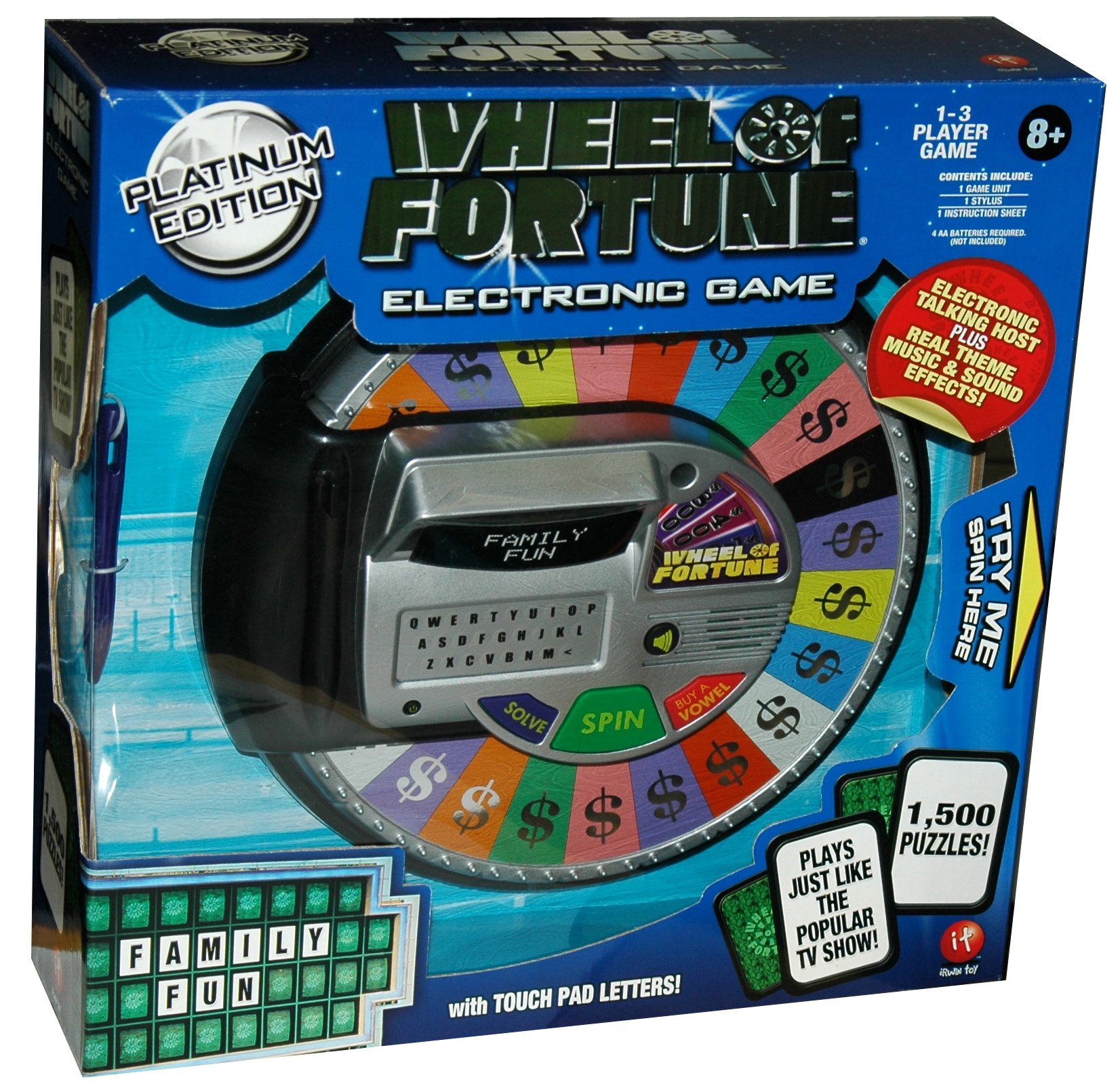 Wheel of Fortune Electronic Game Platinum Edition : Amazon.sg: Toys