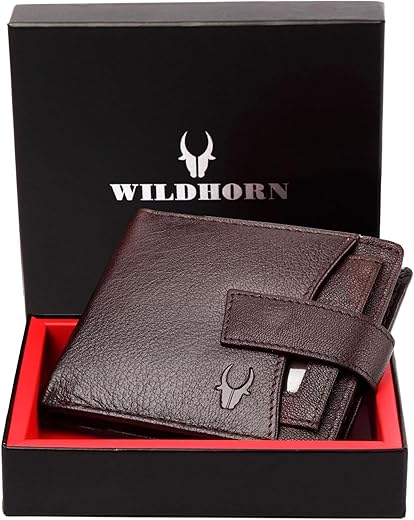 WildHorn RFID Protected Leather Wallet for Men