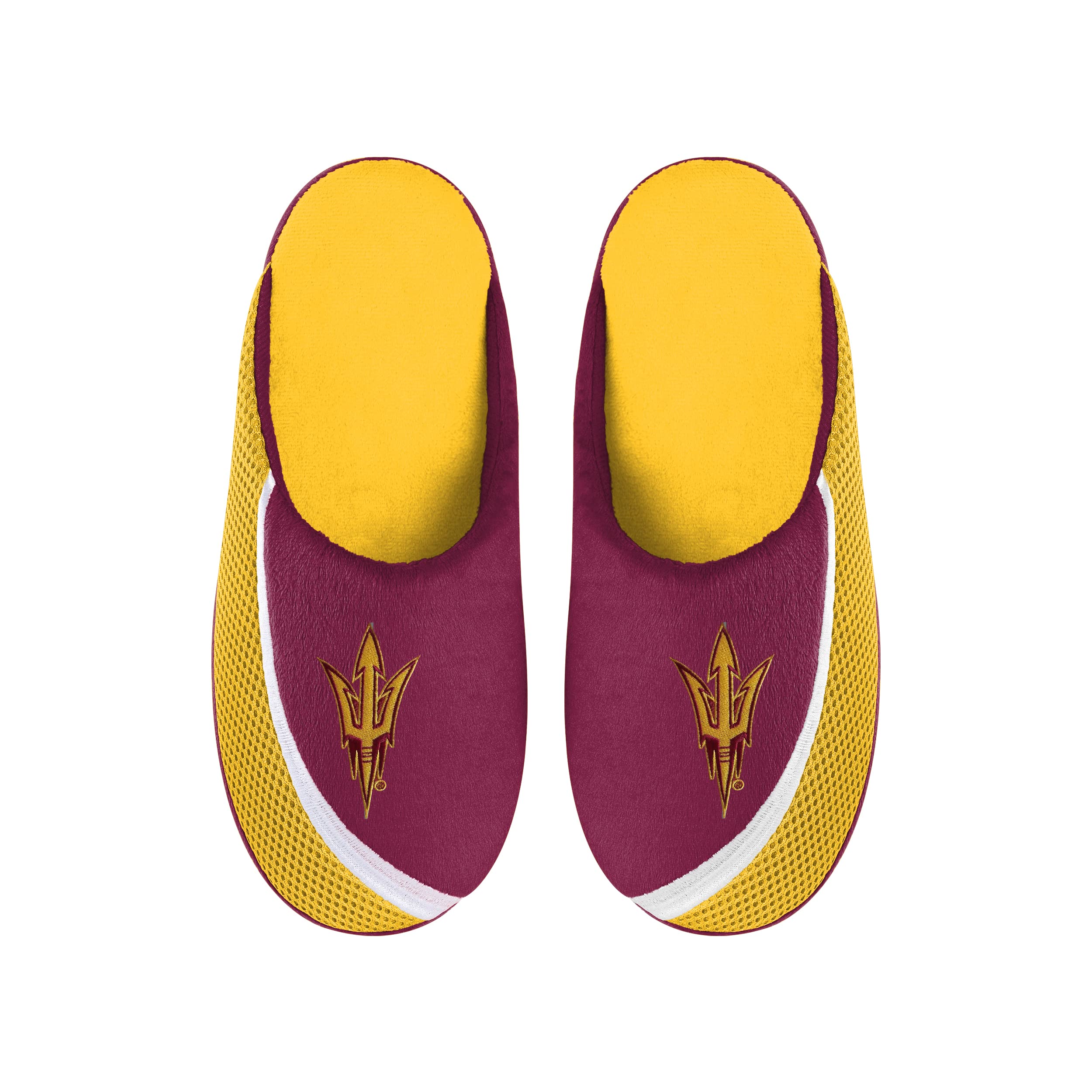 FOCO Men's NCAA 2022 Big Logo Color Edge Slipper