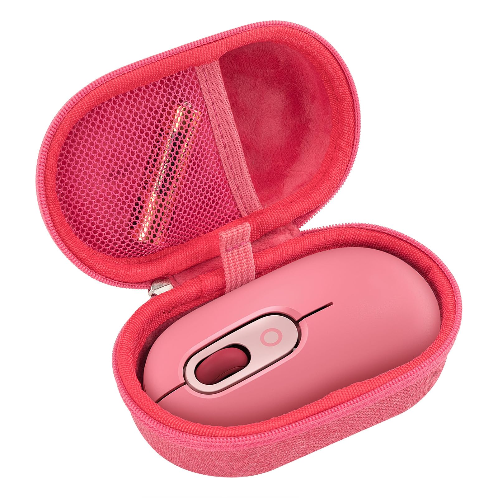 GEEKRIA Mouse Carrying Case, Hard Shell Protective Travel Bag Wireless Mouse Storage Bag, Compatible with Logitech POP Mouse (Rose)-image-46