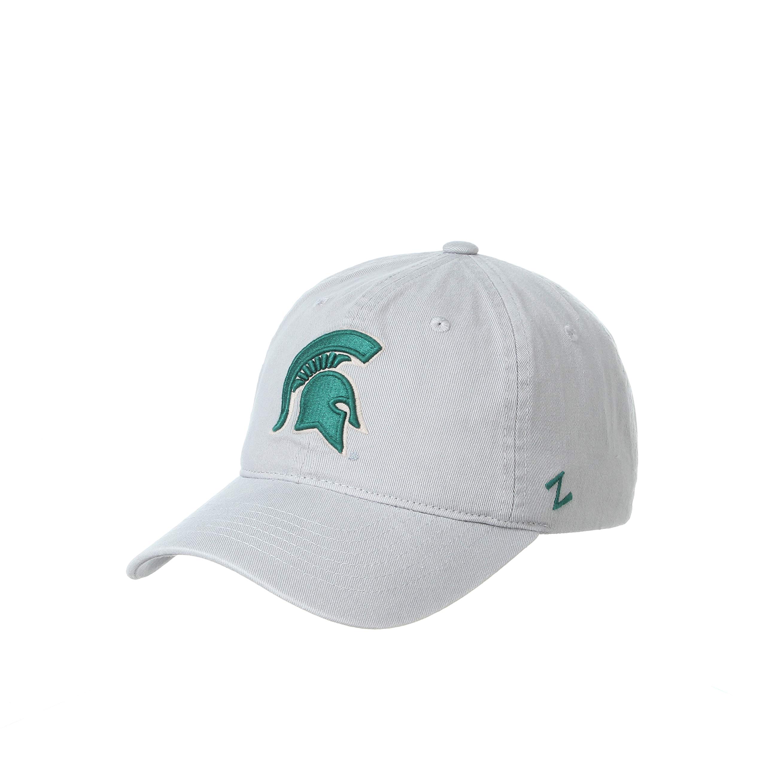 ZHATS NCAA Michigan State Spartans Mens Adjustable Scholarship Hat Secondary Color, Michigan State Spartans Gray, Adjustable