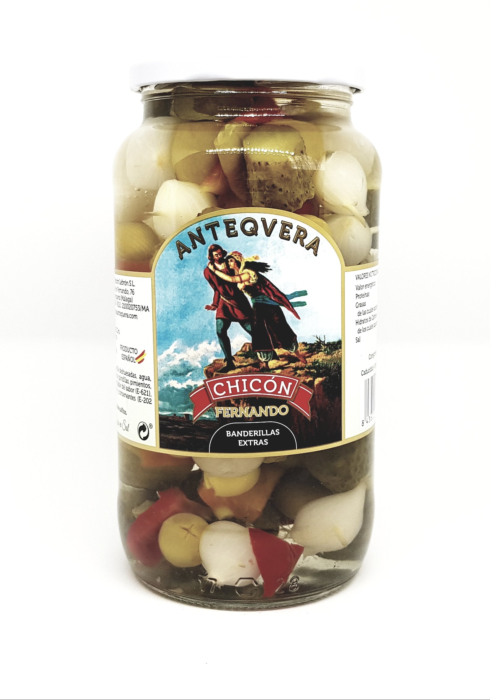 Pack2 Aceitunas Chupadedos Chicón Lebrón: Disfruta del auténtico sabor de estas exquisitas aceitunas aliñadas con pimiento rojo, ajo, orégano y aceite de oliva. — view 5