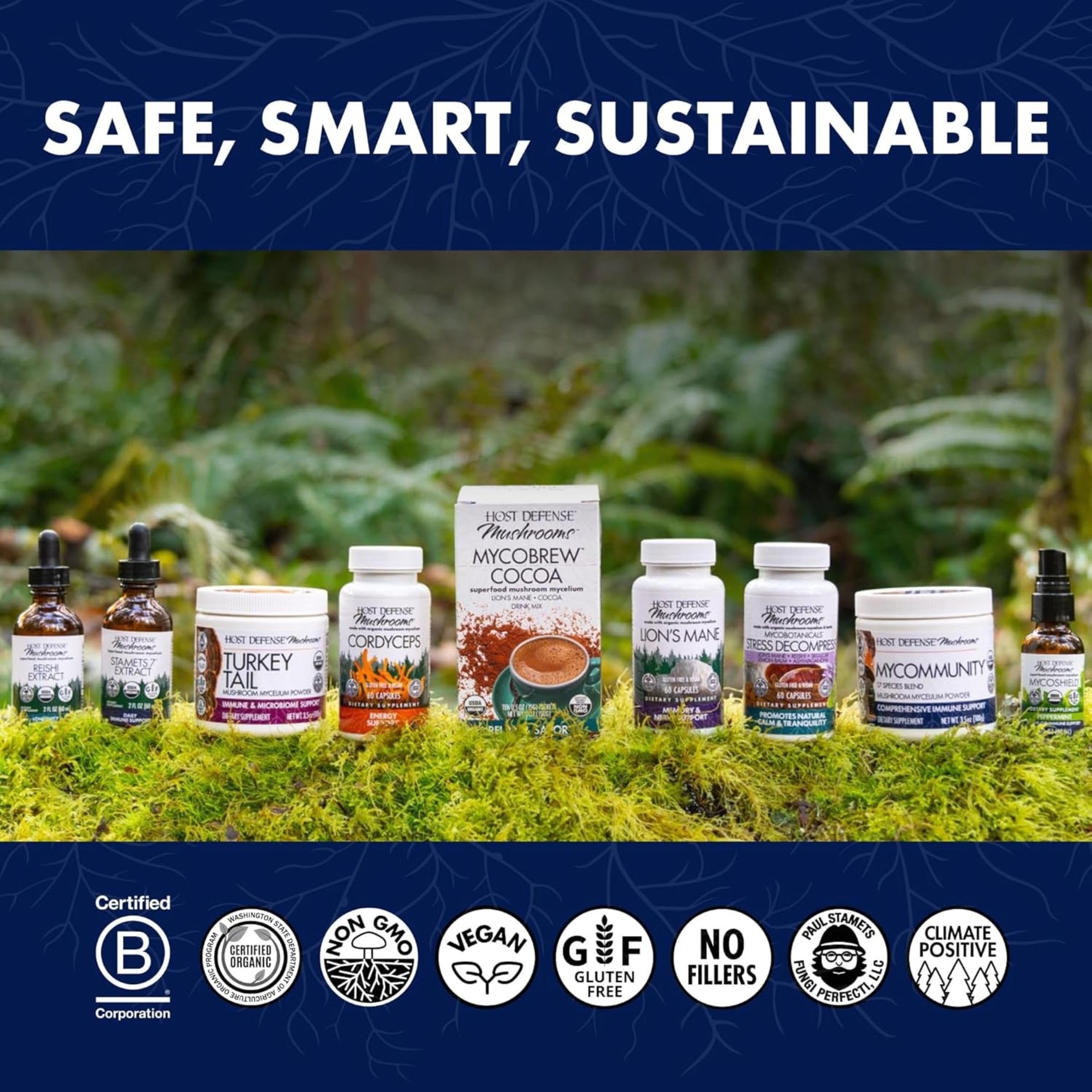 Host Defense MyCommunity Capsules, Immune Support, 120 Capsules — Amazon image 7