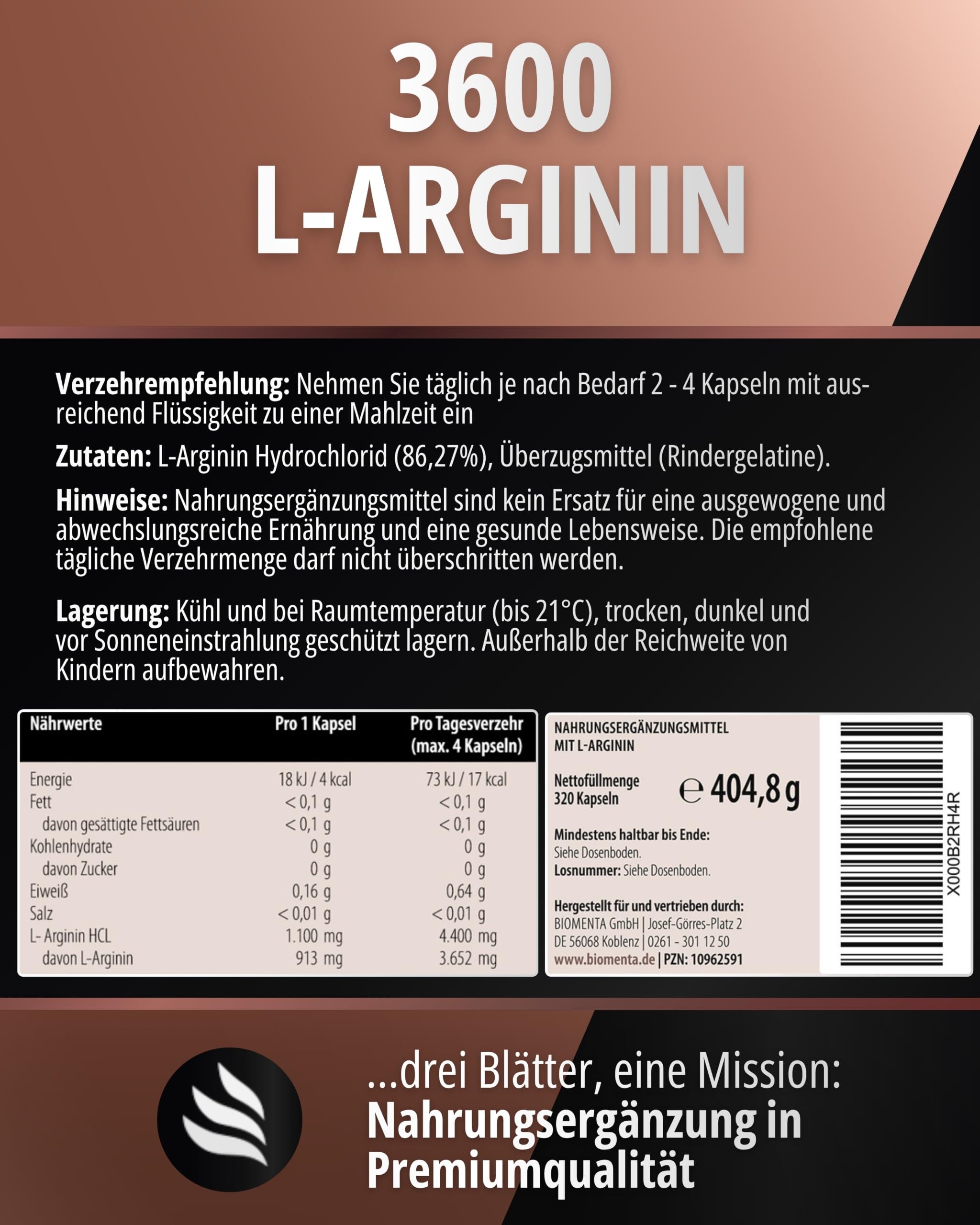 Arginin 3600 + Black Maca 8000 Bundle