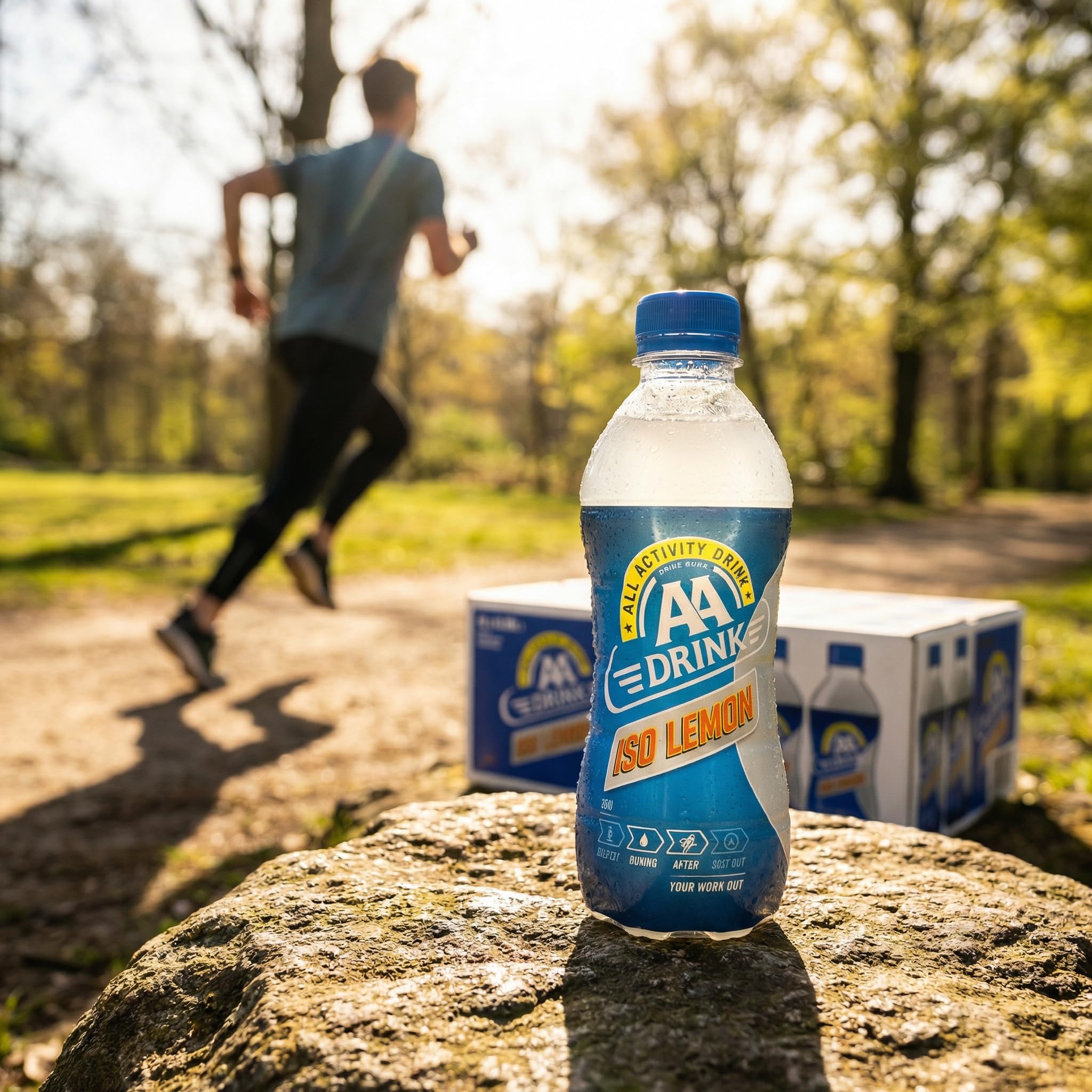 AA Drink Iso Lemon 24x33cl isotonisches Sportgetränk (inkl. 6.-€ Pfand: 19,99 + 6,00€)