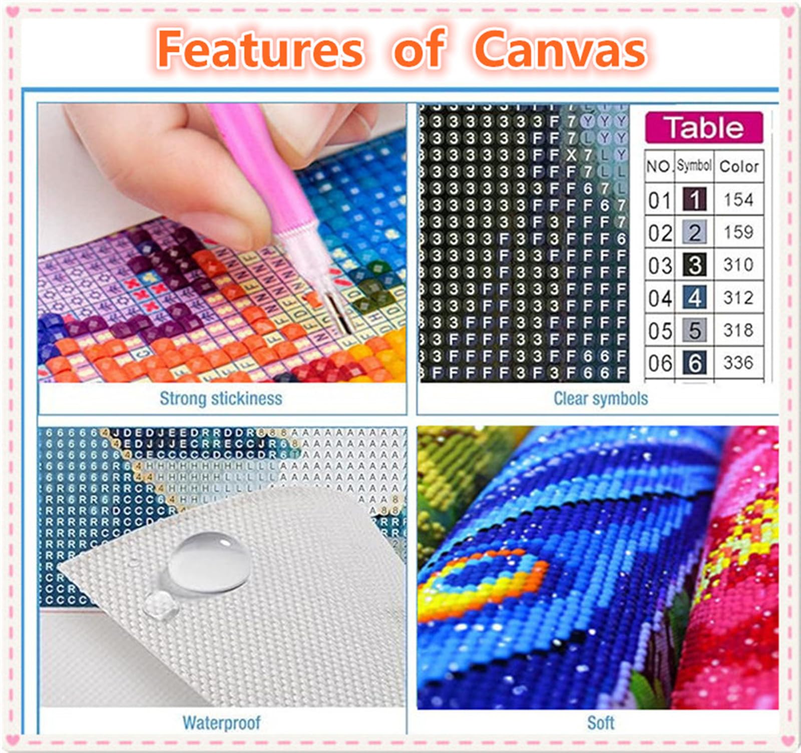 5D Diamond Painting Cascades De La Forêt Peinture Diamant Adulte Point De Croix Kit Complet, DIY Broderie Diamant Grand Format Puzzle Art Craft Diamant Painting Pour Murale Décoration 60x30cm W-5486