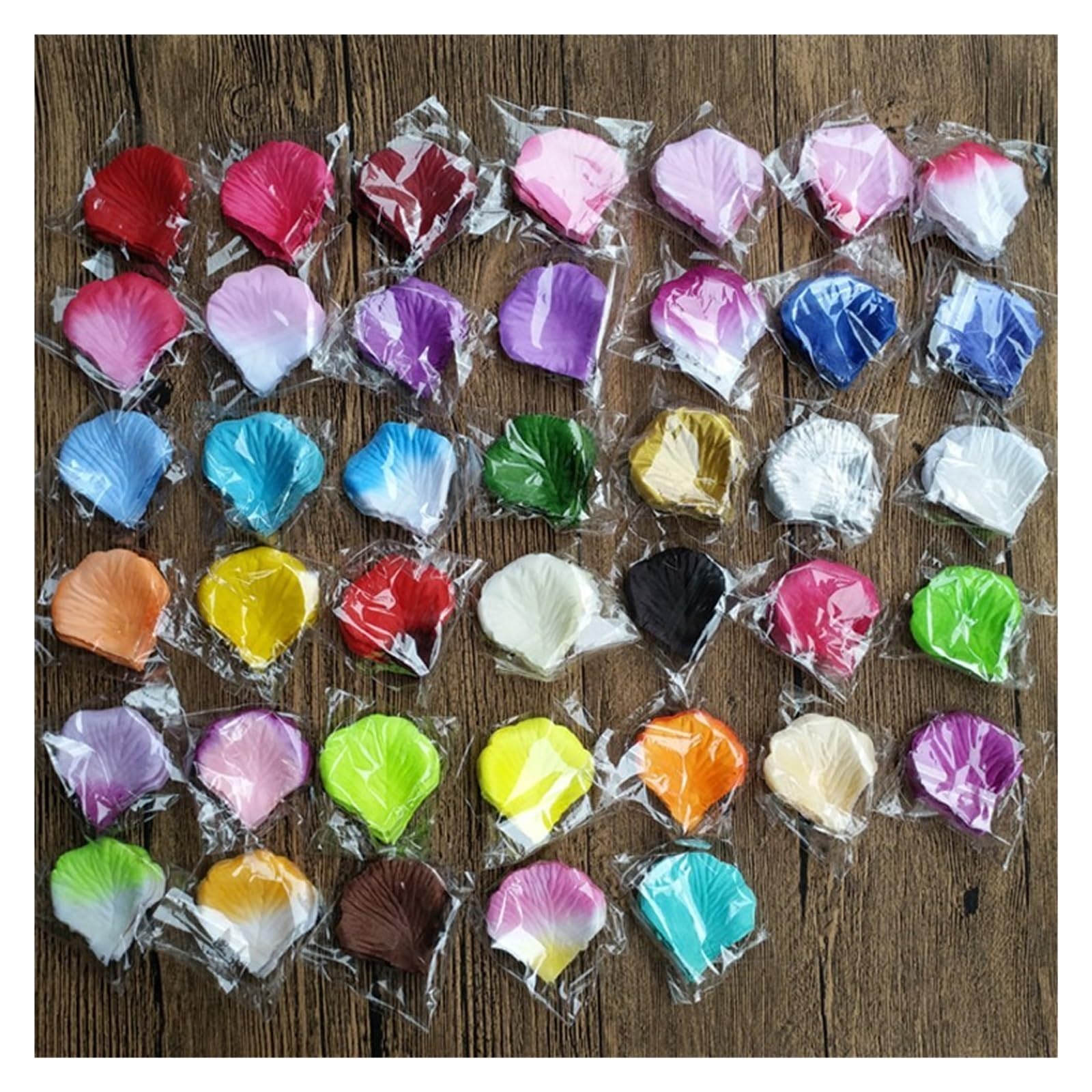 Künstliche Rosenblätter, 1000 Stück, Seidenrosenblätter, Hochzeits-Tischkonfetti | Künstliche Blumen für Brautparty, Vase, Dekoration und romantische Feiern (weiß)