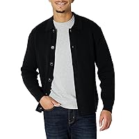 Amazon Essentials Cardigan da Uomo con Colletto dalla vestibilità Comoda