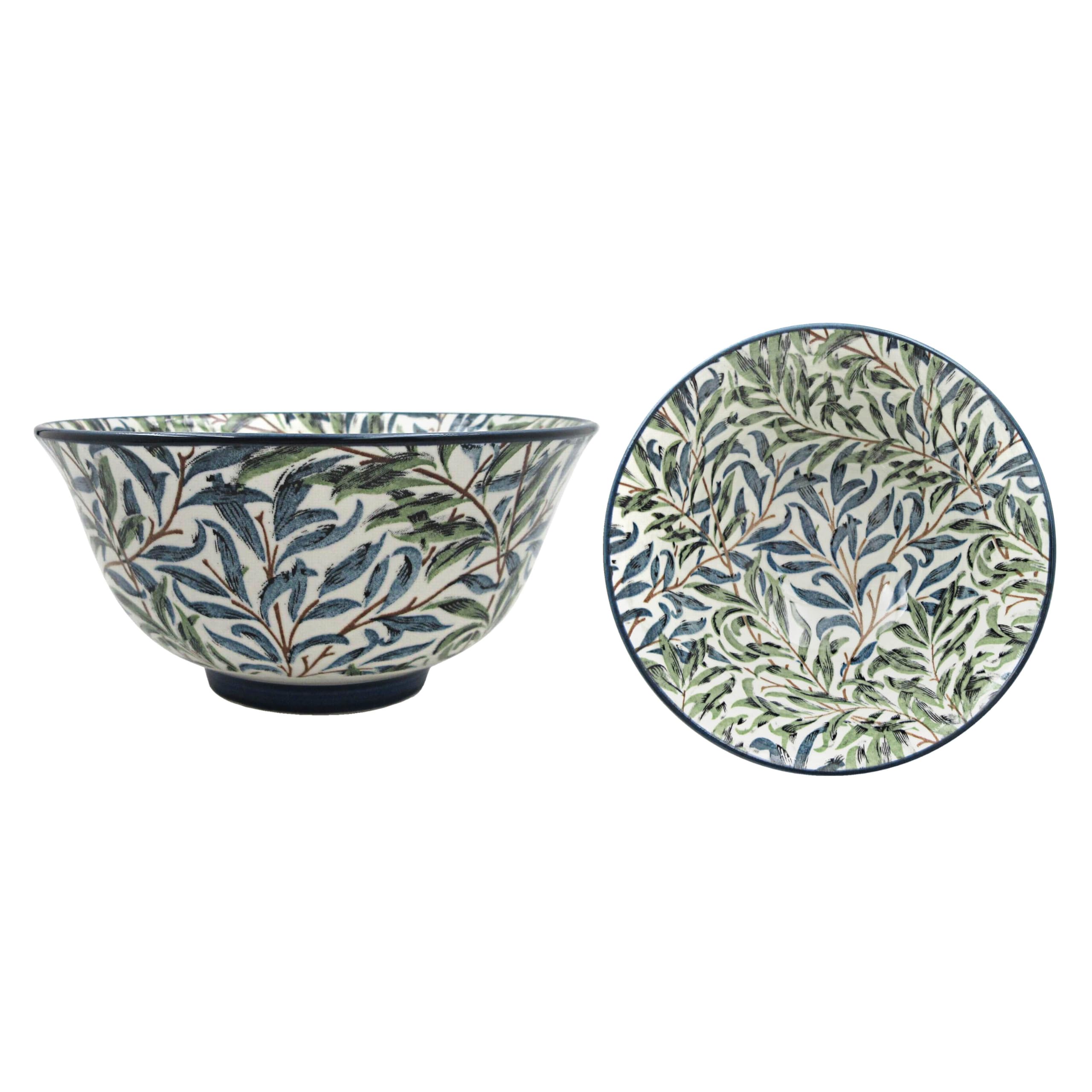 Leonardo Collection William Morris Willow Bough Bowl 12cm for Home & Kitchen | BPA Free Lightweight Bowl for Kids & Adults | Durable Bowls for Salad, Pasta, Cereal & Daily Food Prep