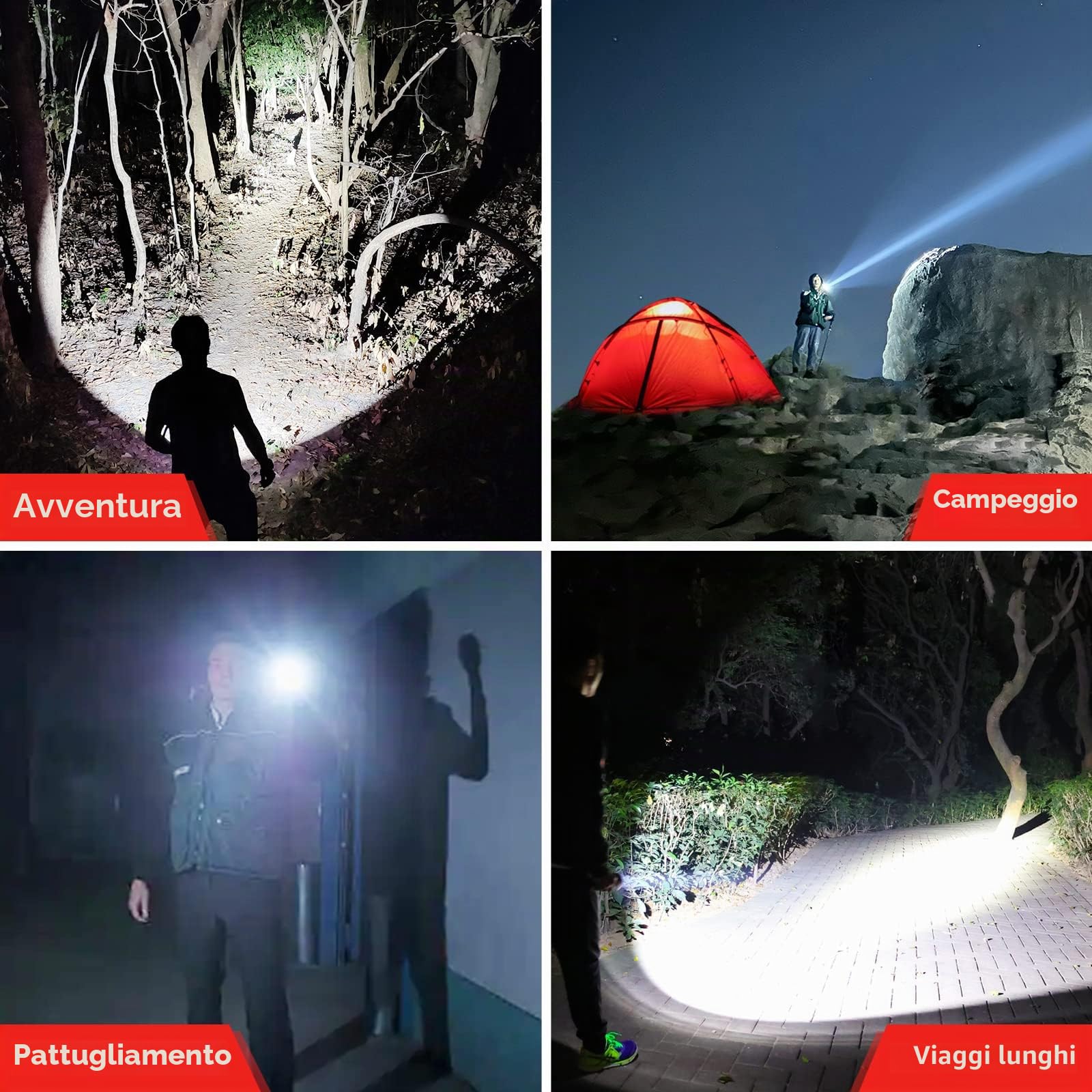 Wurkkos TS30S PRO Torcia Led 6000 Lumen Portata 1086 M, IP68 Impermeabile | SBT90.2 Torcia LED Estremamente Luminosa Ricaricabile USB con Anduril 2.0 UI, Torcia con Alto Lumen per Campeggio, Ecc