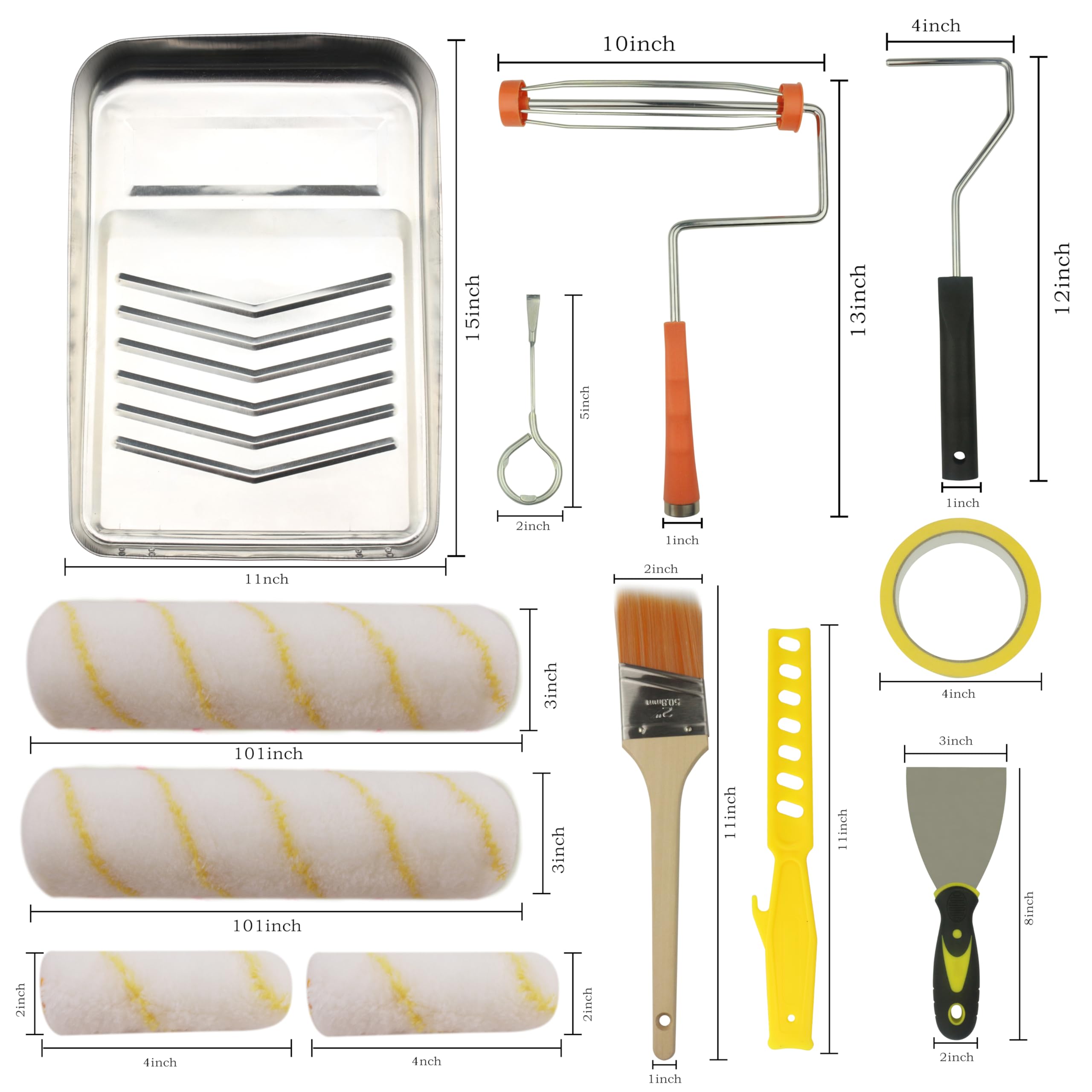 12 Inch Roller Set Screwfix