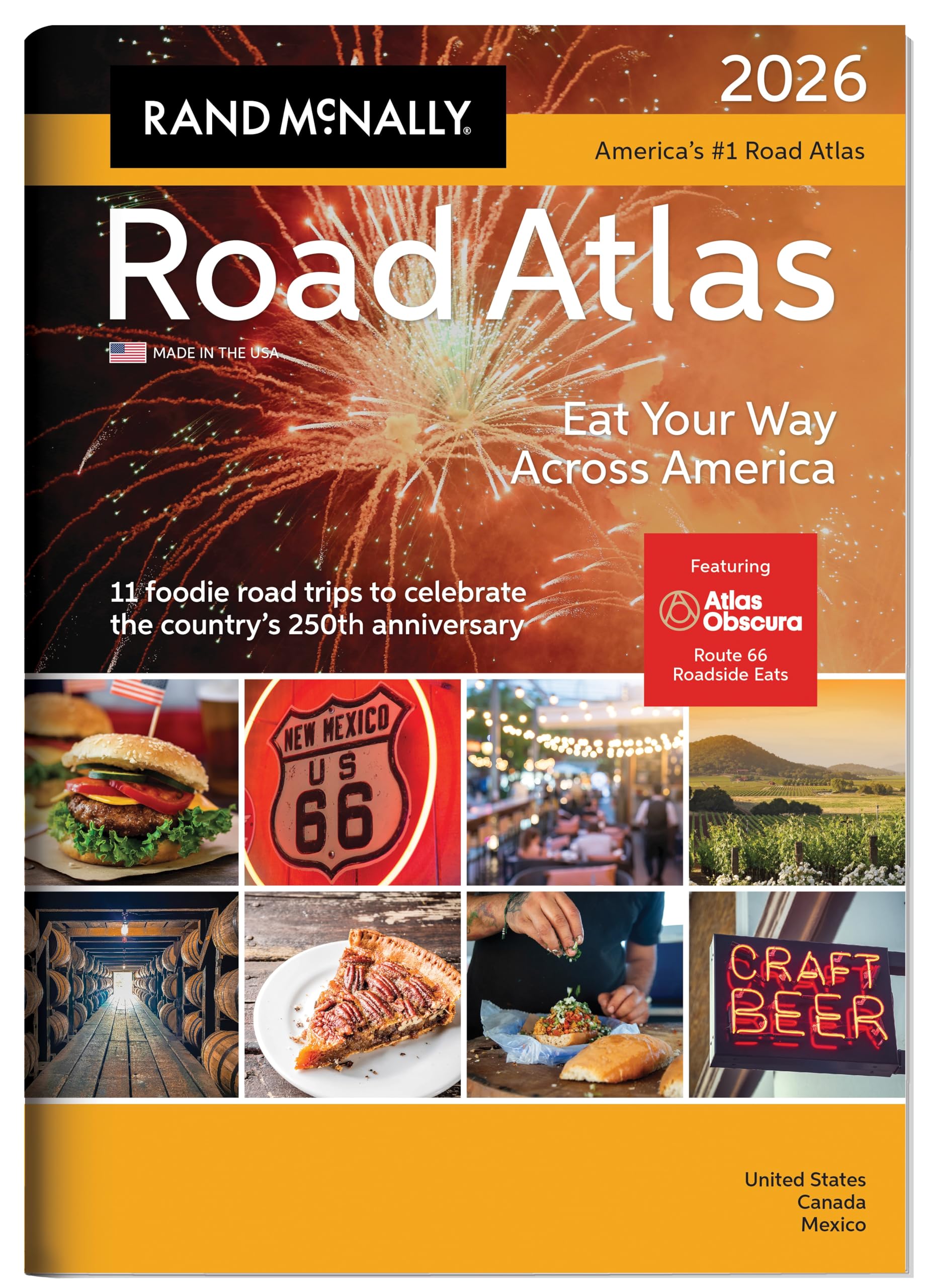 Rand McNally 2026 Road Atlas: United States, Canada, Mexico (Rand McNally Road Atlases)