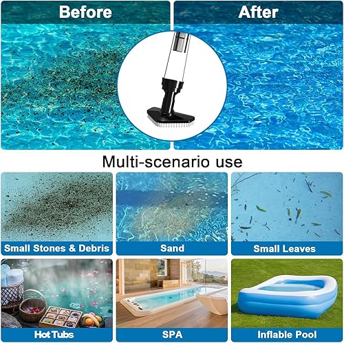 Miniatura 9 de Piscina bañera de hidromasaje spa Aspiradora inalámbrica a recargable 06