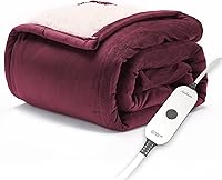 Vista 15 de Cobija Sunbeam reversible de sherpa/visón