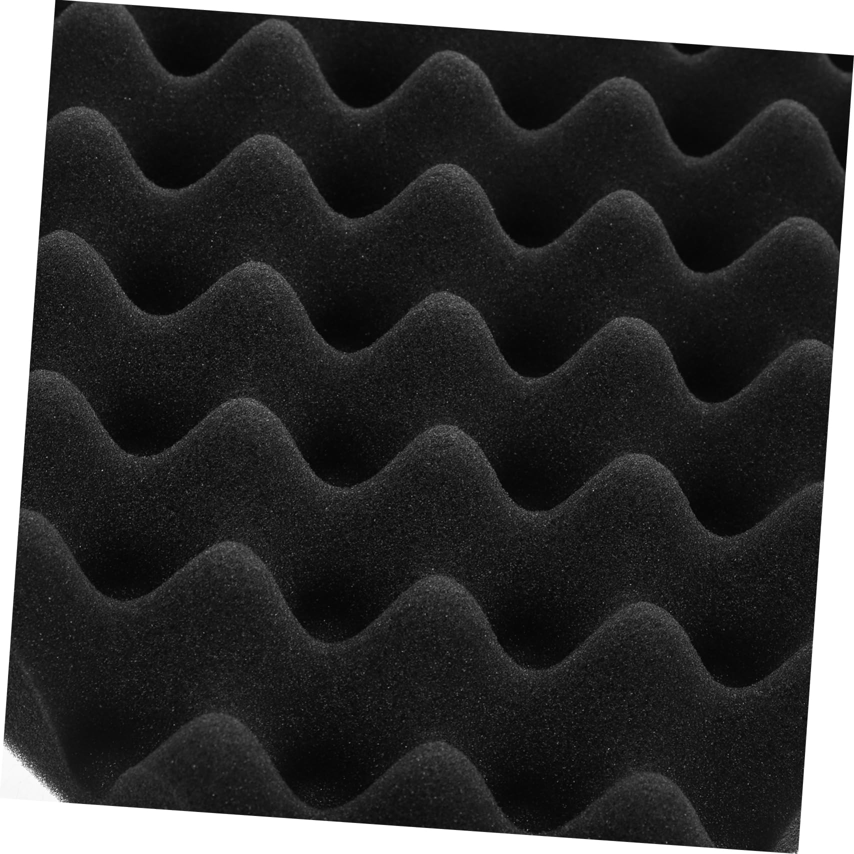ifundom 12pezzi Pannello Fonoassorbente Autoadesivo Da Materiale Resistente Al Isolamento Acustico Per Stanze Uffici e Studi Di Registrazione