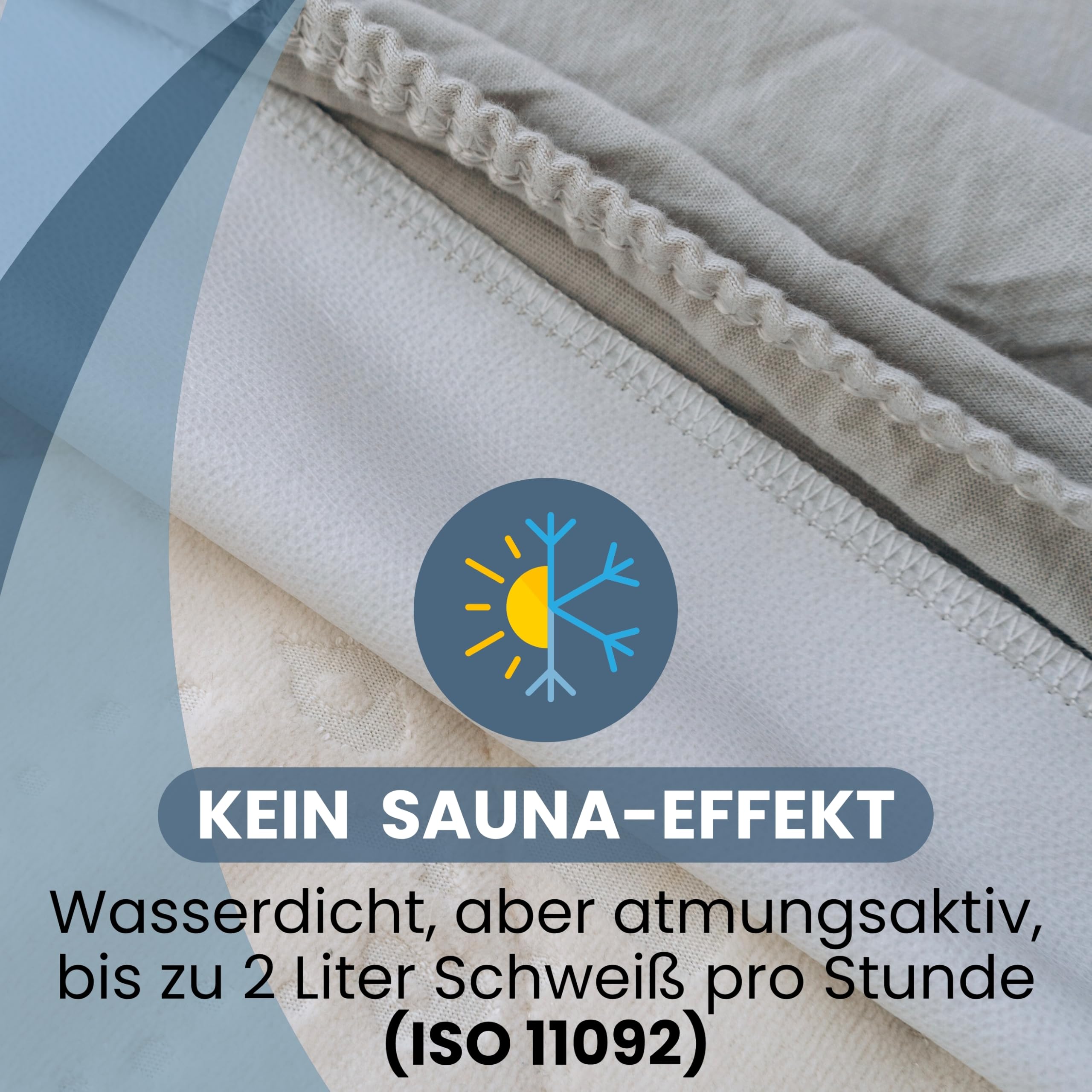 Bisoo Zauberlaken Spannbettlaken Wasserdicht 80x160 Grau für Kinderbett | 2 in 1, Spart den Matratzenschoner, Wasserdicht, Atmungsaktiv, Weicher Baumwoll-Jersey Oeko-Tex