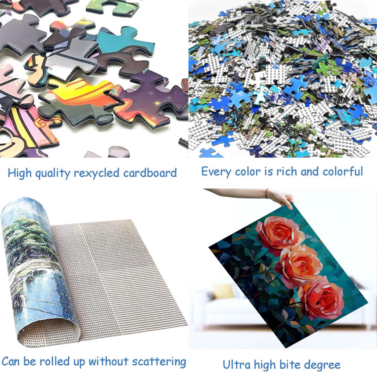 Puzzle 3000 elementów abstrakcyjne puzzle dla dorosłych różowe 122 x 81 cm unikalne rzemiosło klasyczne 3D drewniana układanka do rodzinnych gier aktywnych, układanka zrób to sam do dekoracji ścian