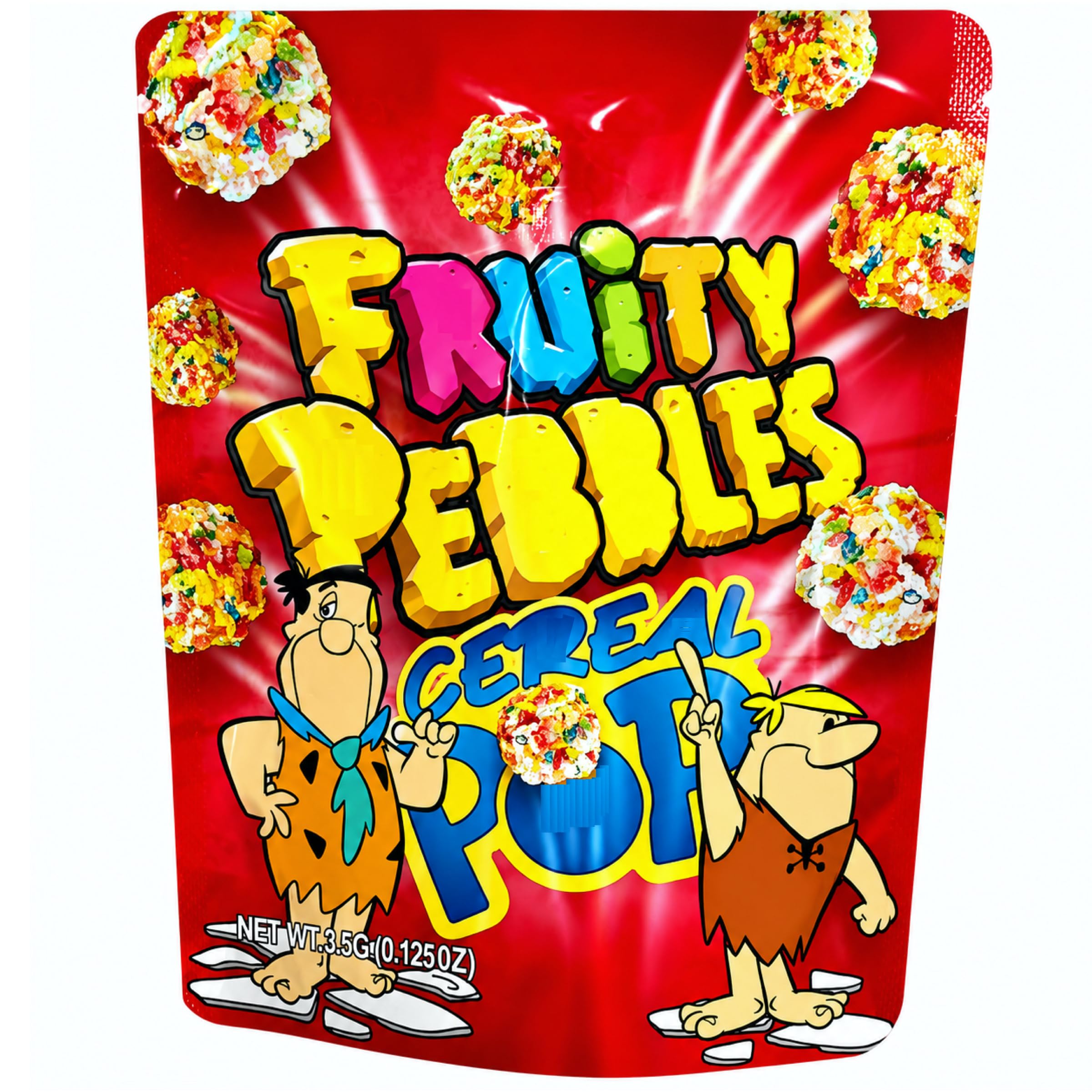 50 Cali Packs 3.5G Mylar Bags, Resealable Smell Proof Bag Plastic Baggies Smelly Sealable Smell Proof Mylar Bag Pack