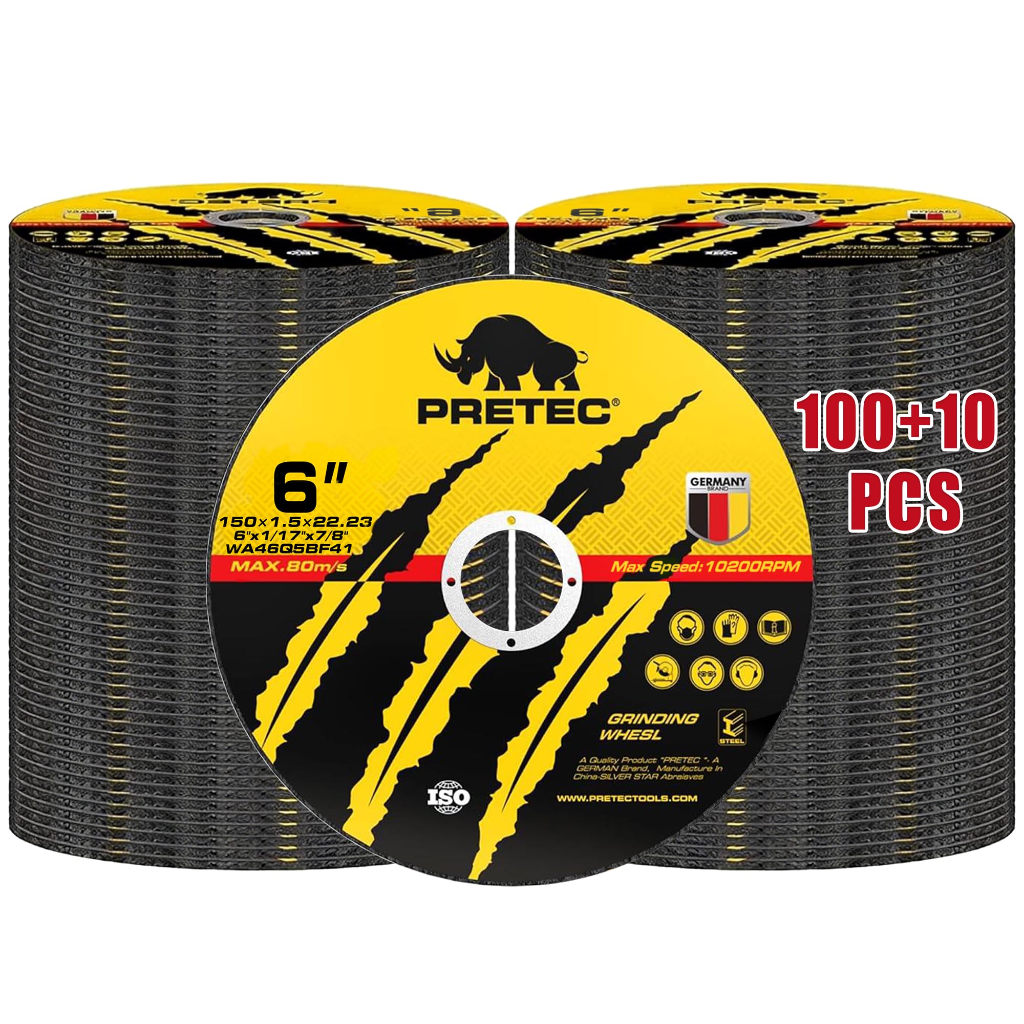 PRETEC Cut-Off Wheels - 5 Inch Metal Cutting -13