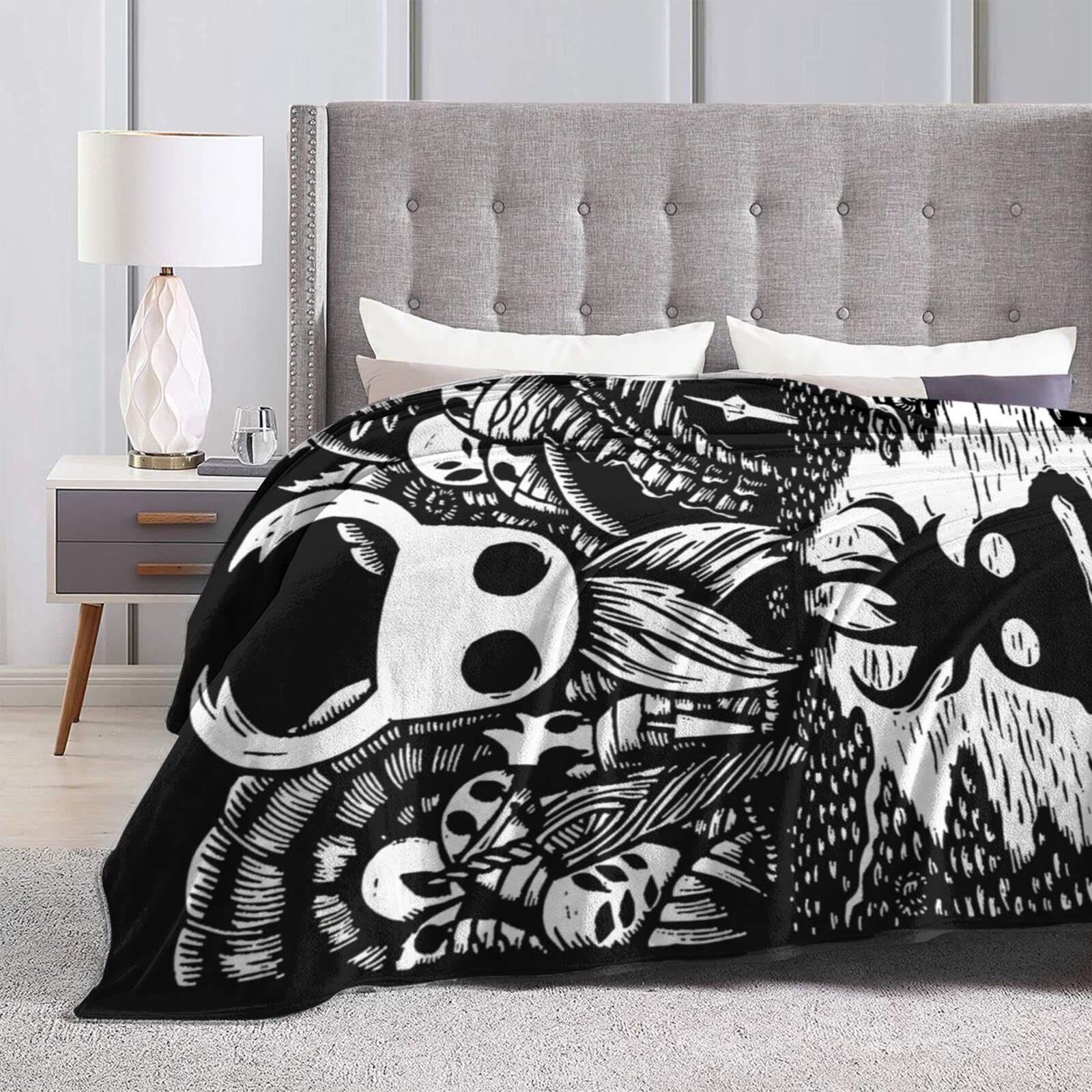 Hollow Knight Couverture Polaire Jeté Doux Flanelle Couverture Jeux