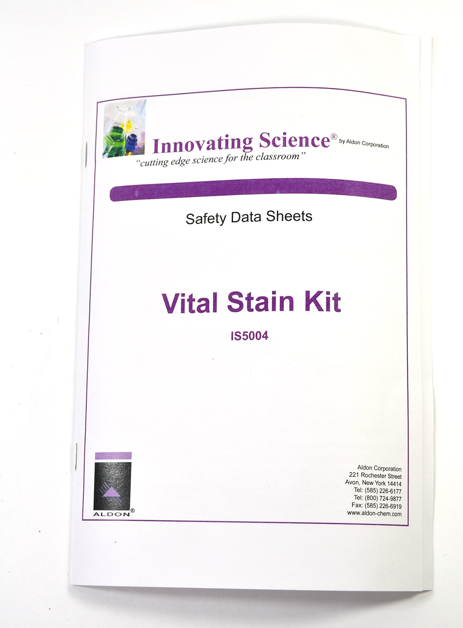 Innovating Science Microscope Stains Vital Stain Kit, 7 Bottles of Different Stains Buy Online