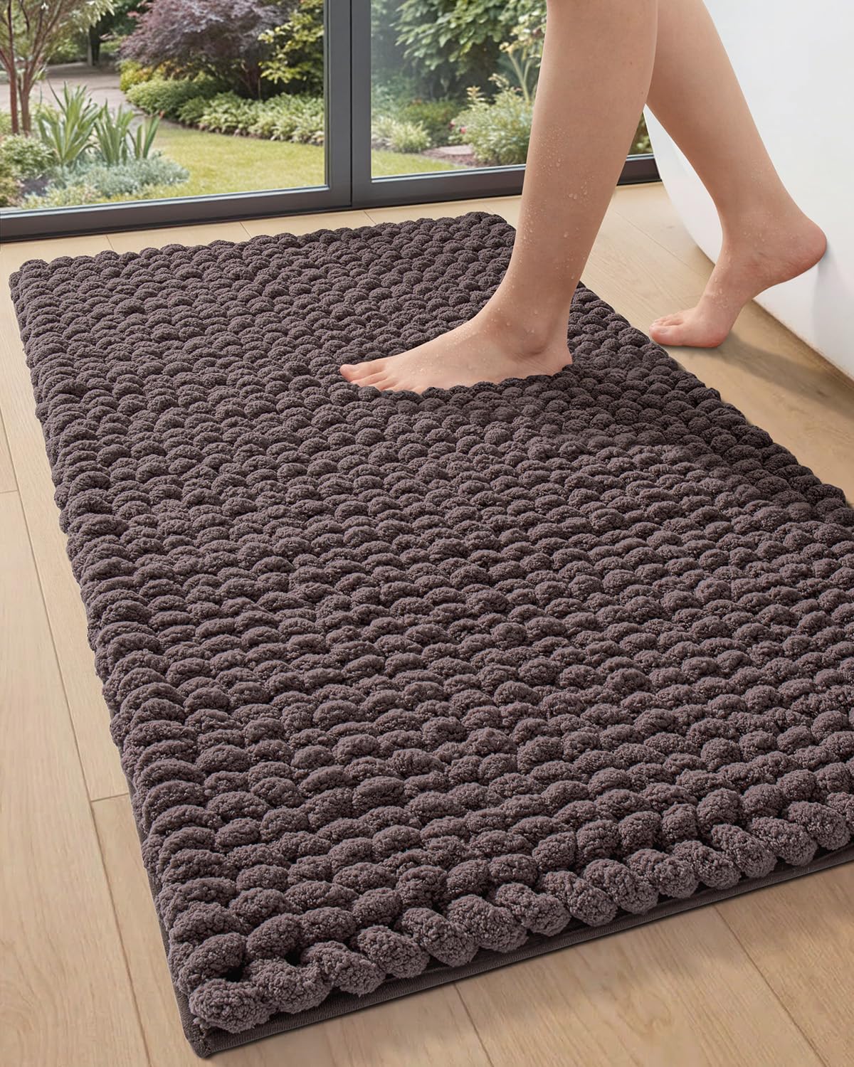 Photo 1 of DEXI Bathroom Rug 43" x 24" Chenille