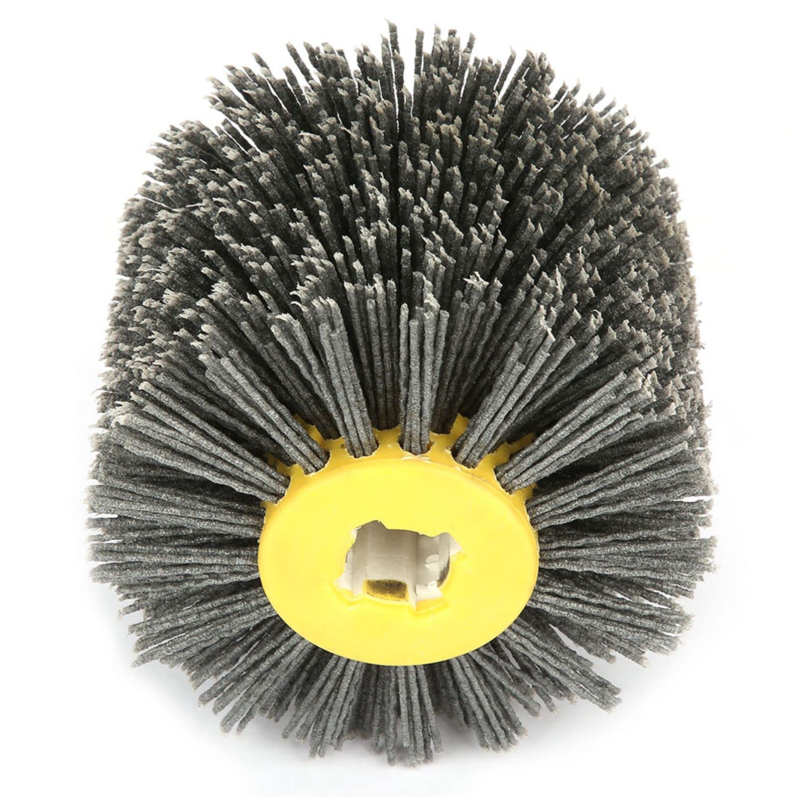 Atyhao Light/Grain Abrasives Wire, Drum Wheel Brush, Brunishing Polishing Wheel For Wooden Furniture Burnishing Polishing Striping Drawing Grit #80